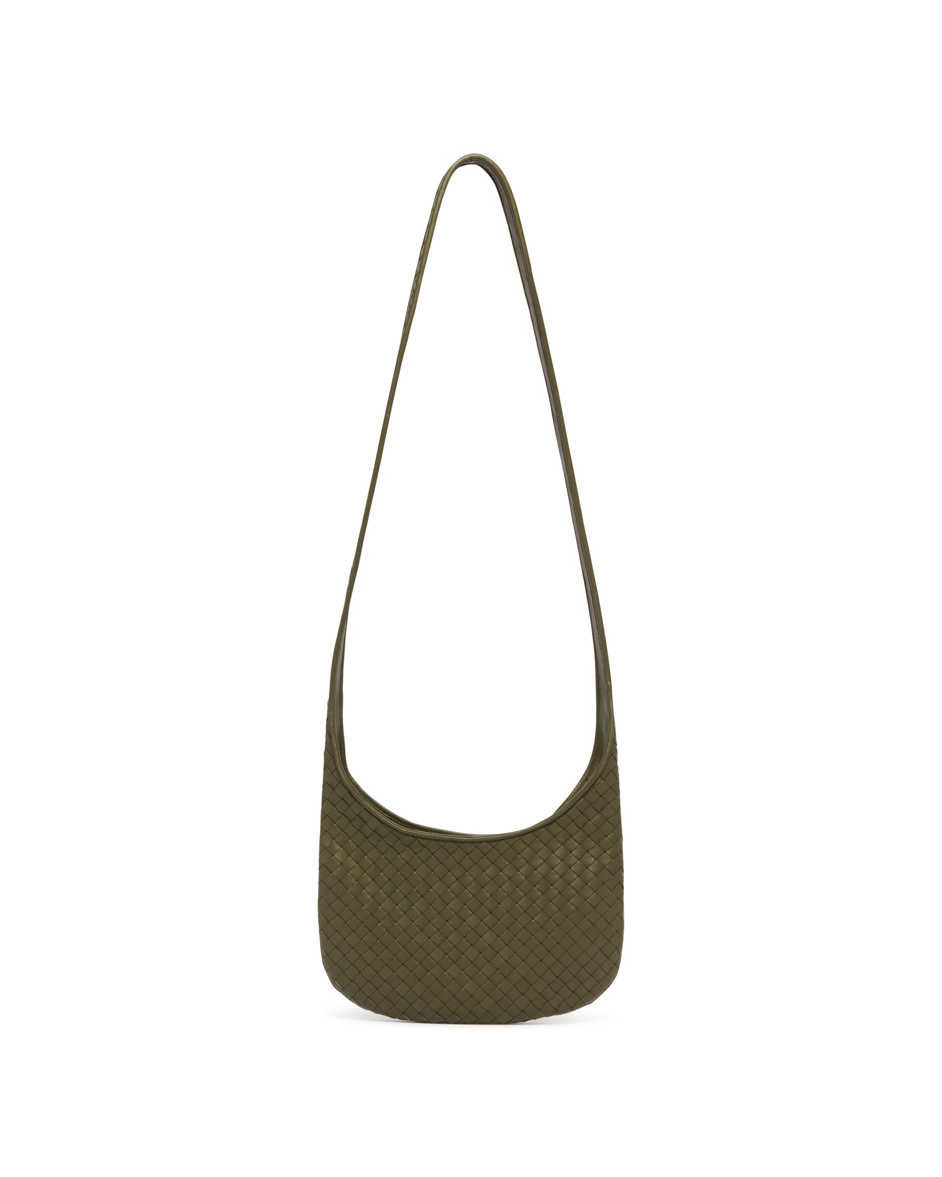 Оригінальна Green Small Veneto Crossbody Bag Bottega veneta – вид ззаду