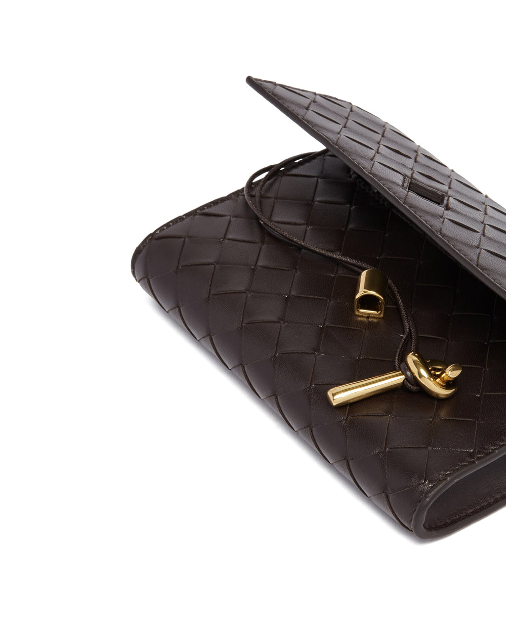 Brown Andiamo Pouch Bottega veneta оригінал – Купити в Україні – збільшений вид