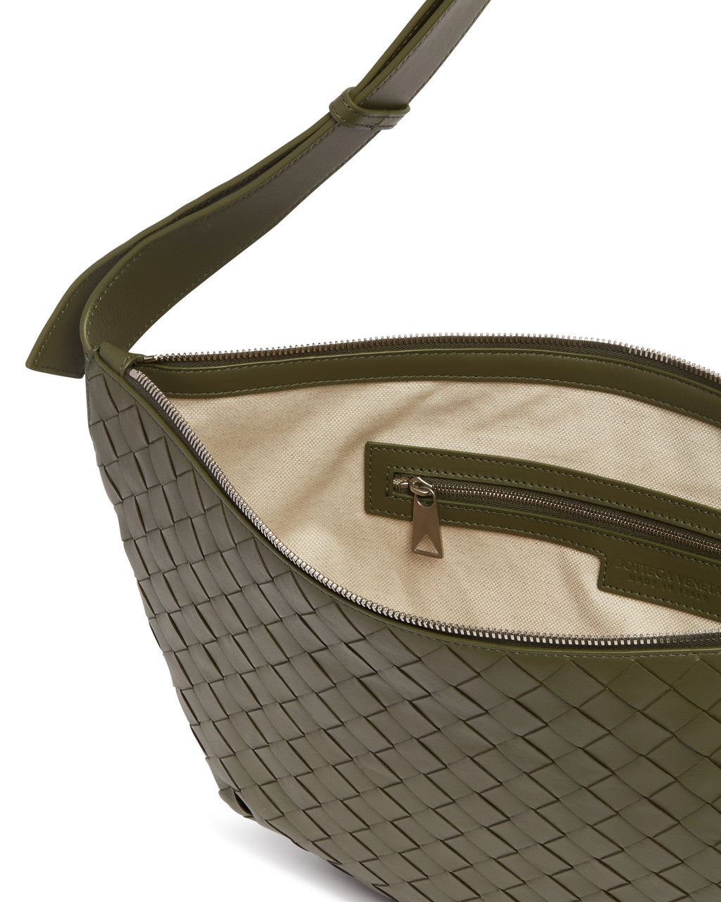 Green Intrecciato Day Sling Bag Bottega veneta – Гарантія оригінальності – збільшений вид