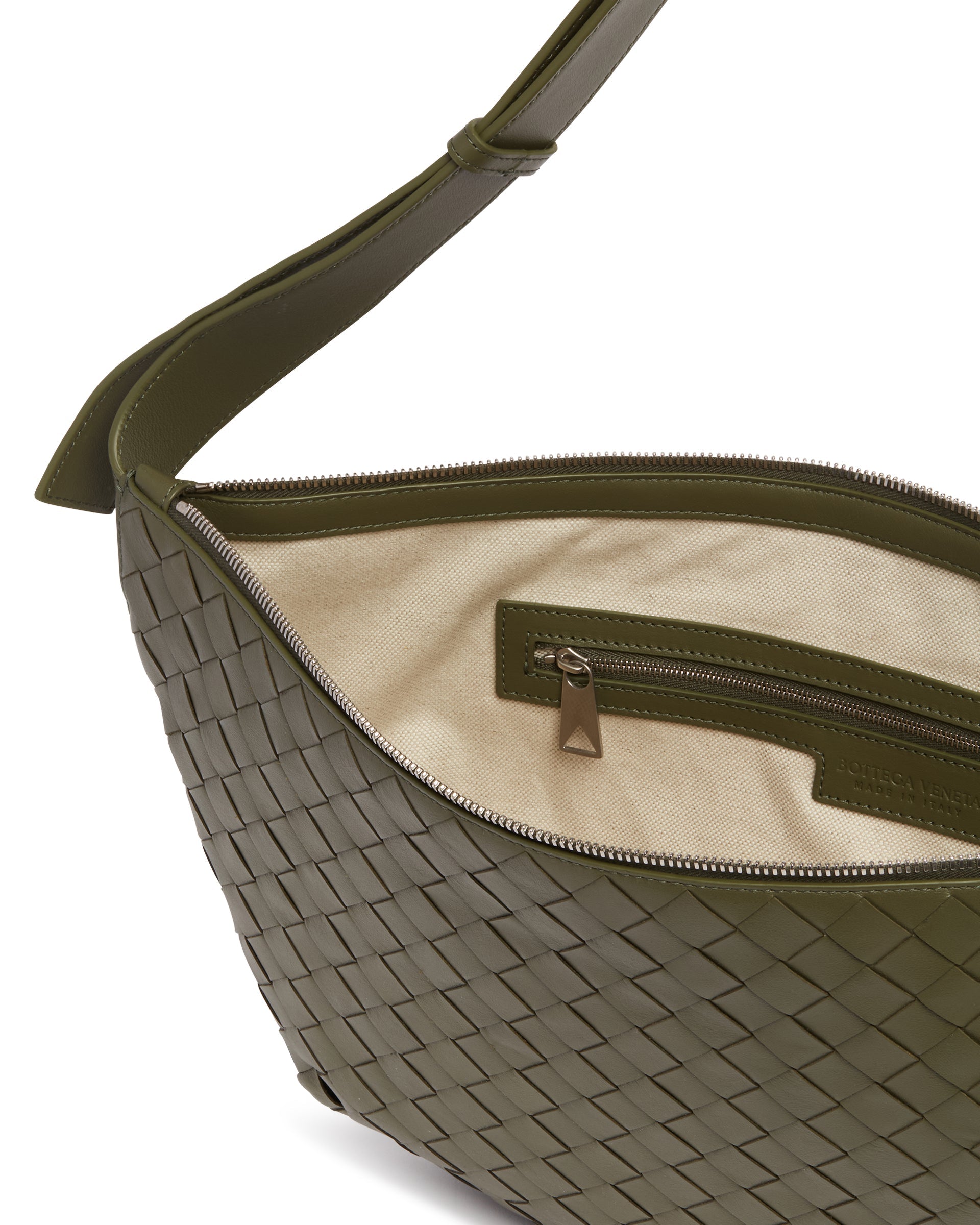 Green Intrecciato Day Sling Bag Bottega veneta – Гарантія оригінальності – збільшений вид