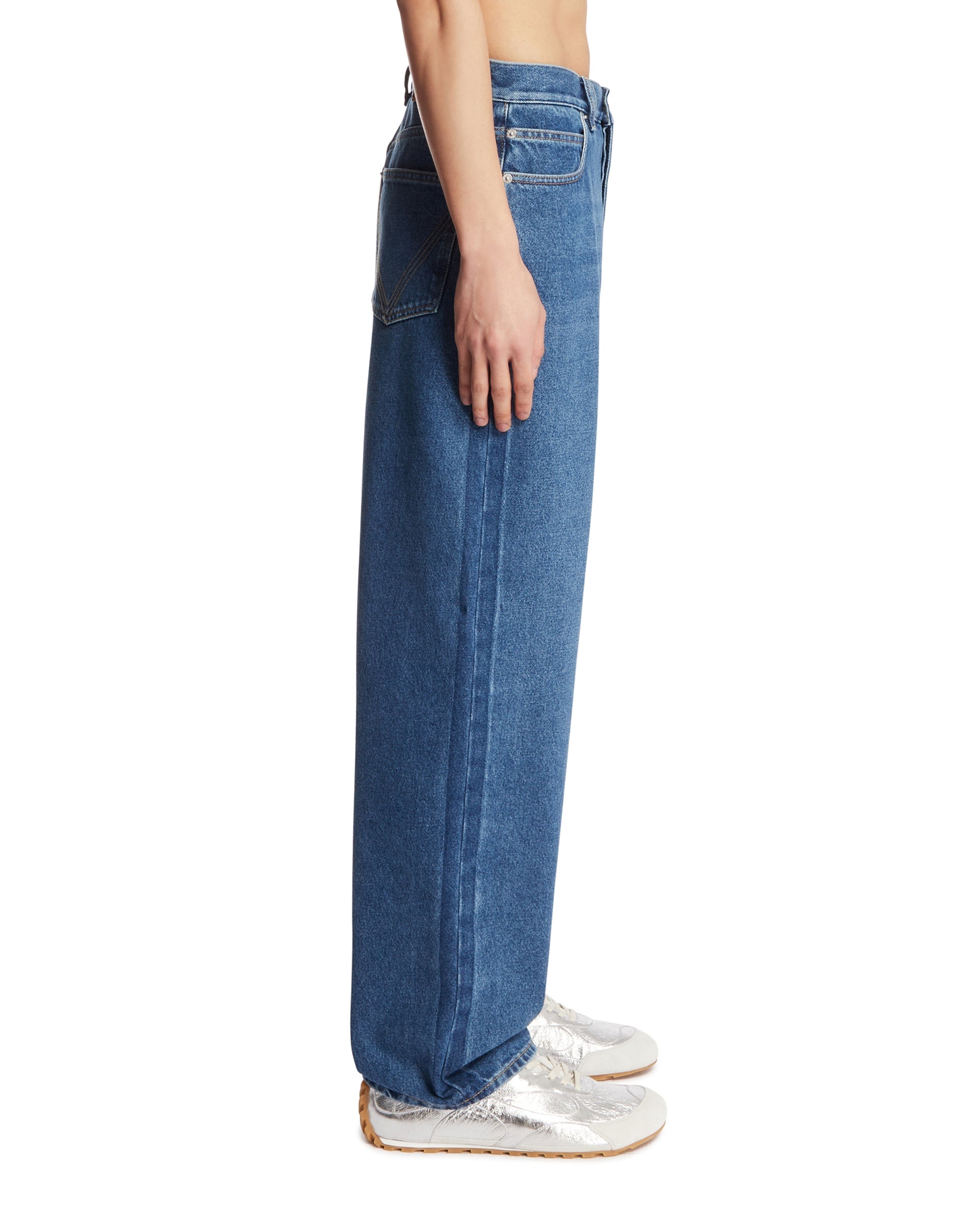 Blue Wide-Leg Jeans Bottega veneta оригінал – Купити в Україні – збільшений вид