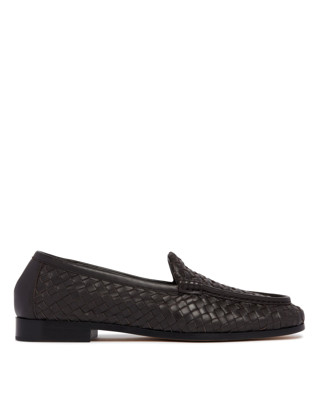 Brown Leather Silenzio Loafers Bottega veneta оригінал – Купити в Україні – боковий вид