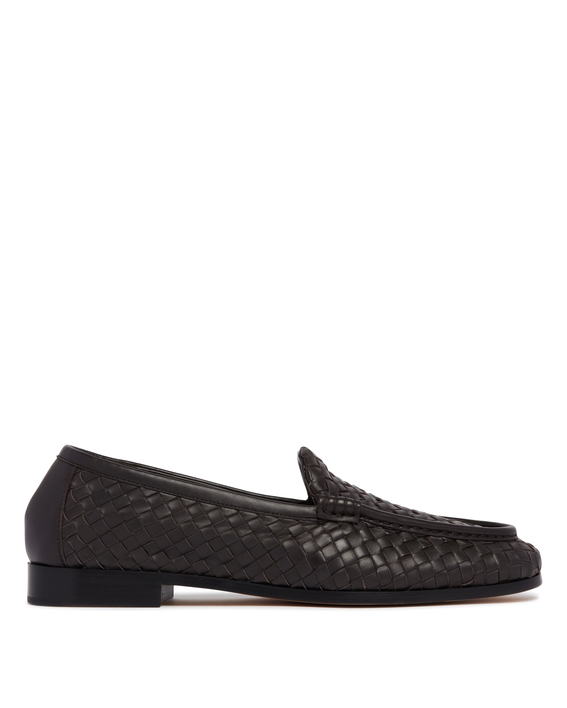Brown Leather Silenzio Loafers Bottega veneta оригінал – Купити в Україні – боковий вид