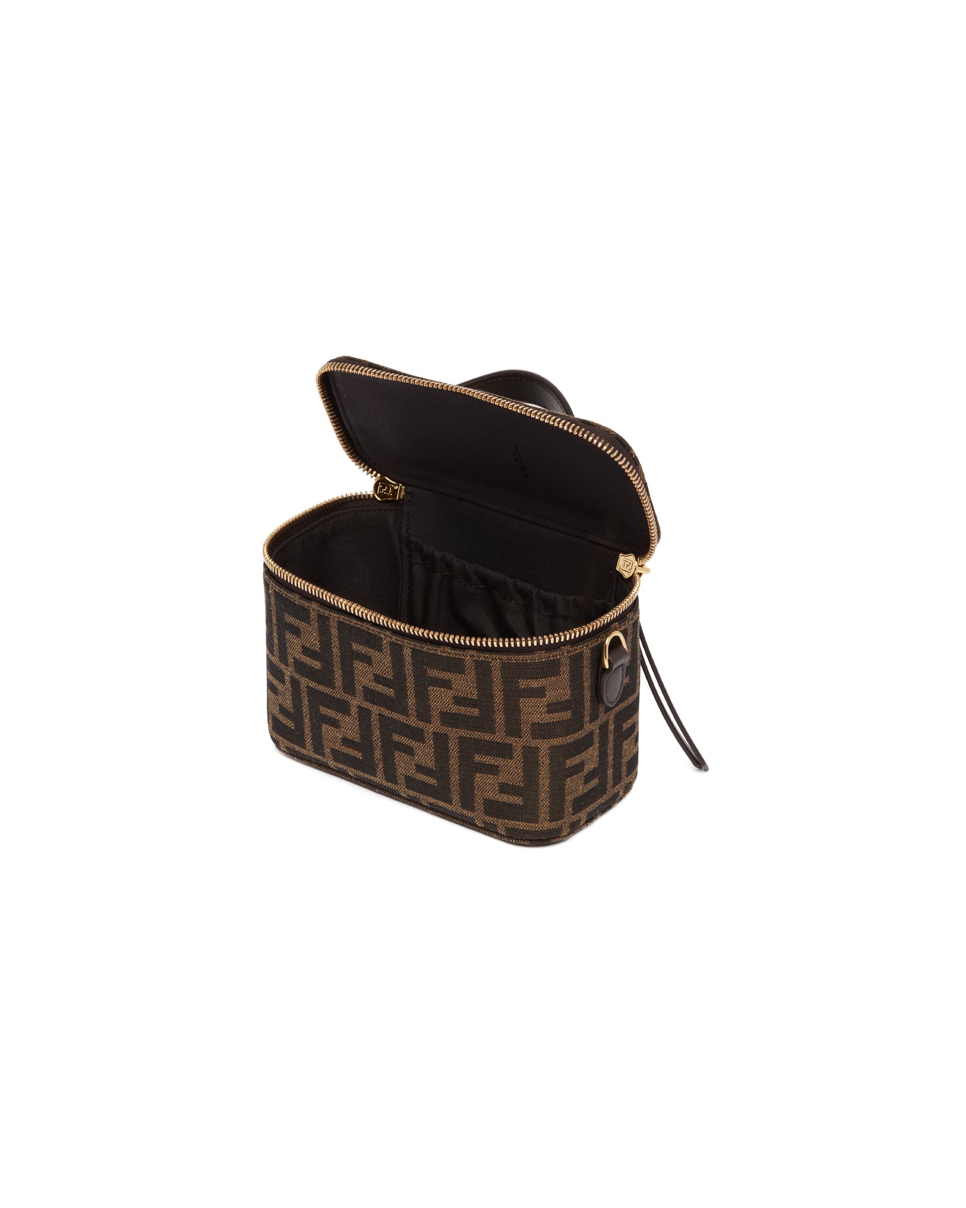 Оригінальна Brown Mini Ff Jacquard Vanity Bag Fendi – збільшений вид