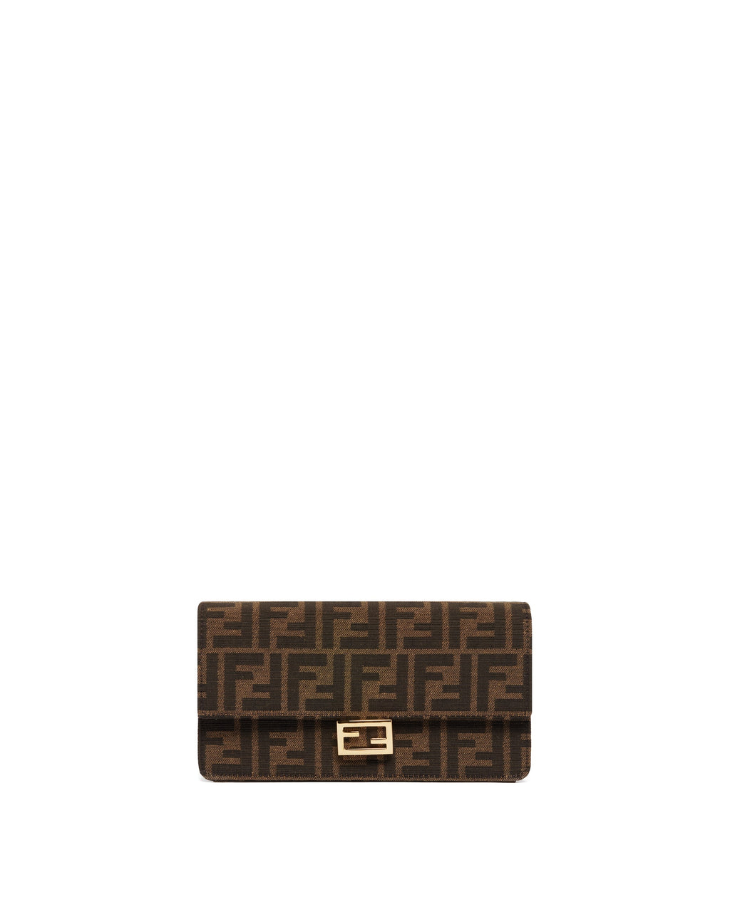 Brown Wallet On Chain Baguette Fendi оригінал – Купити в Україні – боковий вид