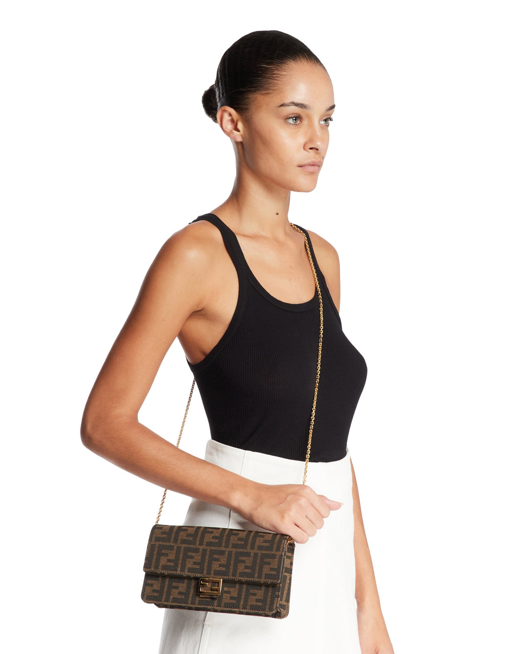 Brown Wallet On Chain Baguette Fendi оригінал – Купити в Україні – детальний вид
