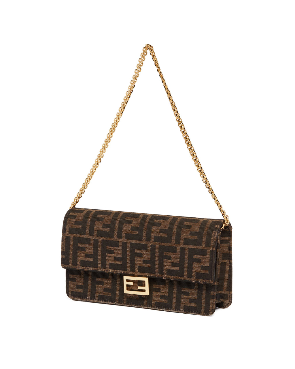 Brown Wallet On Chain Baguette Fendi оригінал – Купити в Україні – збільшений вид