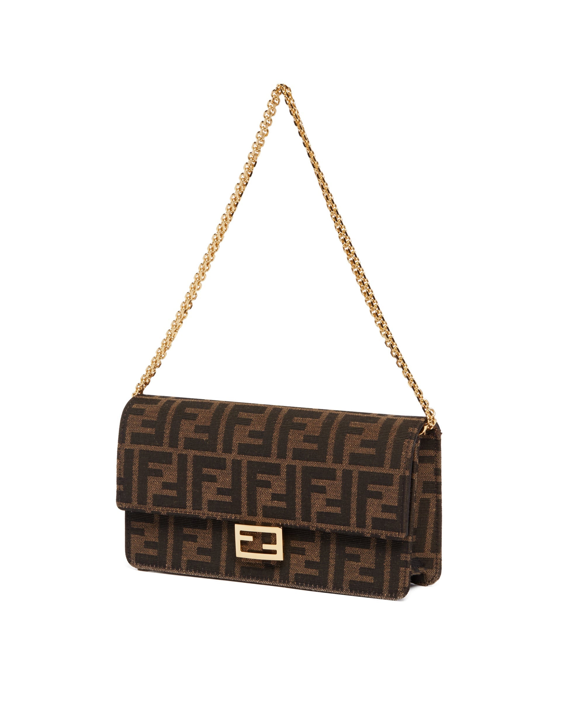 Brown Wallet On Chain Baguette Fendi оригінал – Купити в Україні – збільшений вид