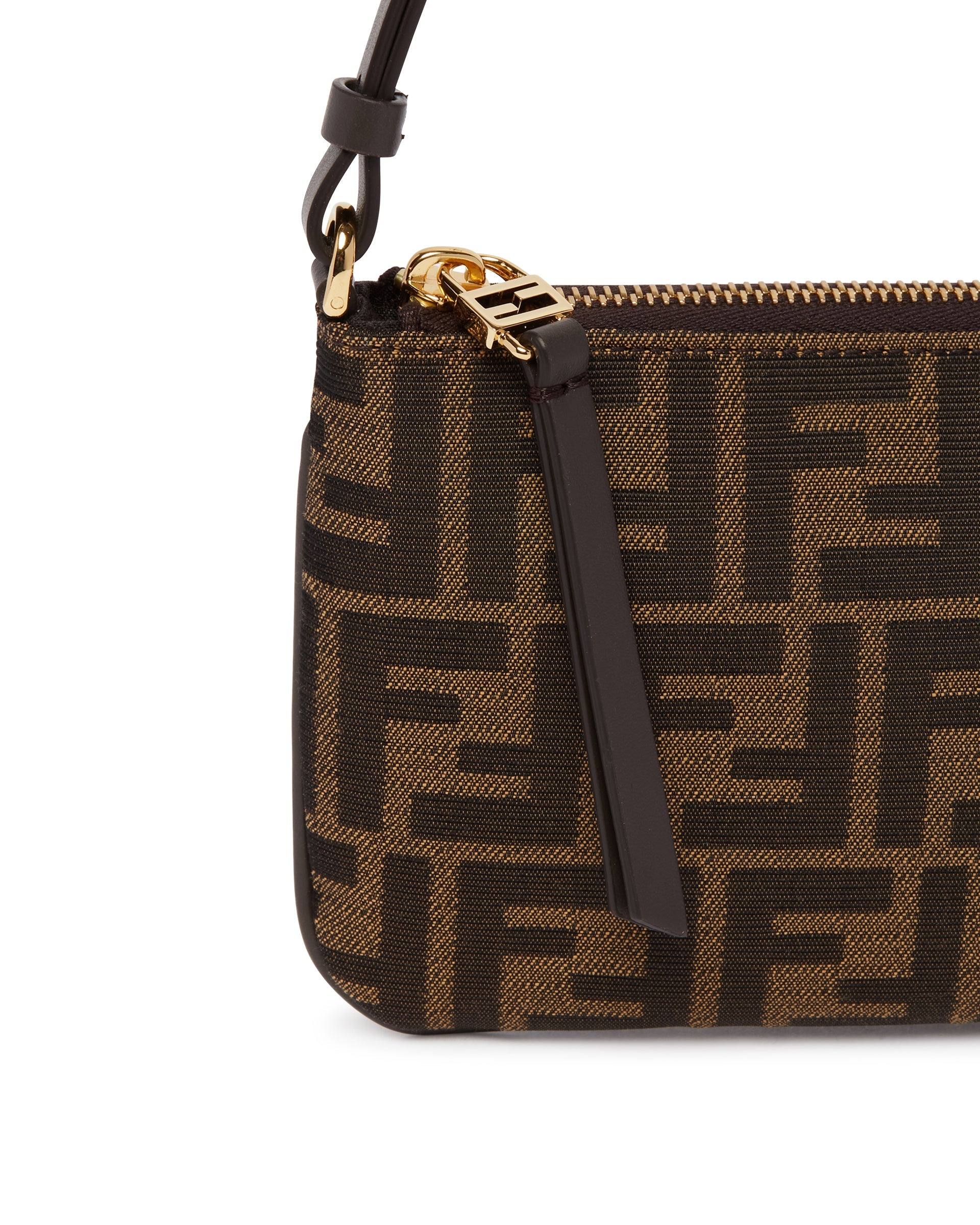 Оригінальна Brown Flat Pouch Baguette Bag Fendi – збільшений вид