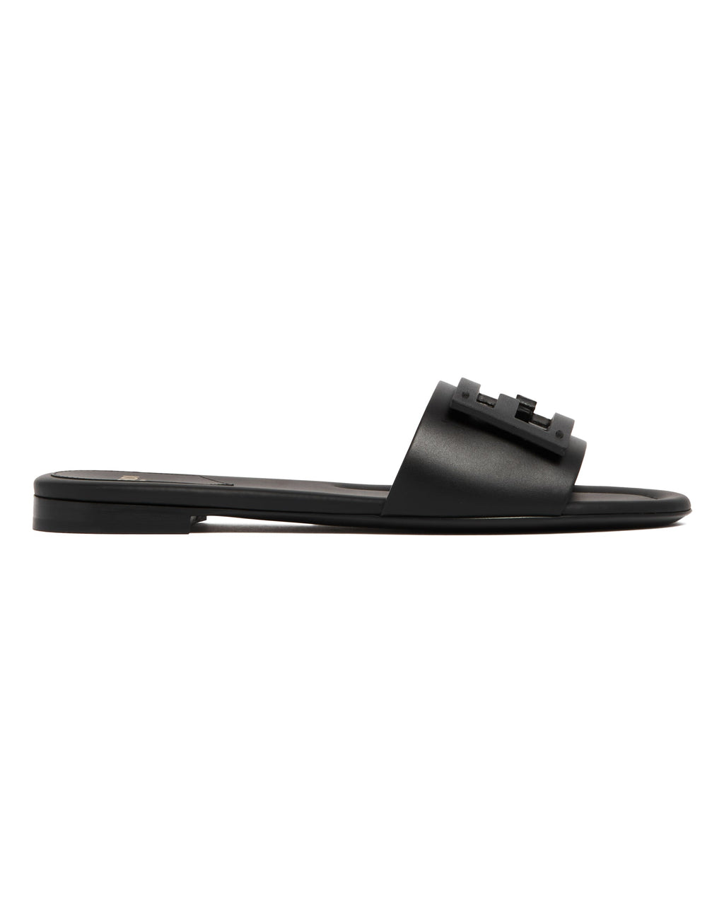 Black Baguette Leather Flats Fendi оригінал – Купити в Україні – вид ззаду