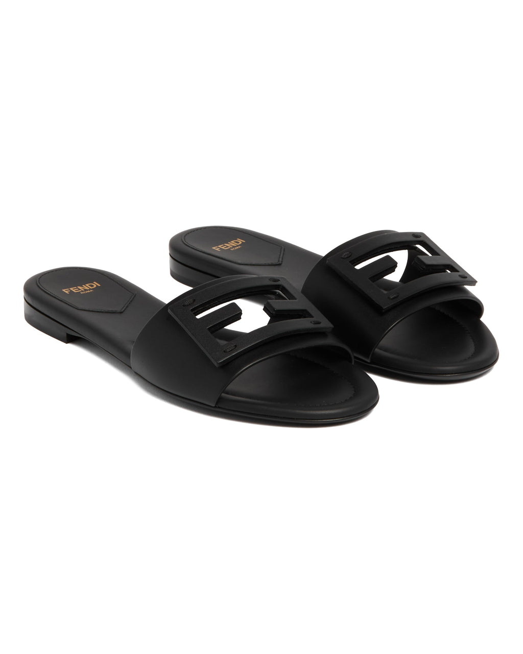Black Baguette Leather Flats Fendi оригінал – Купити в Україні – детальний вид