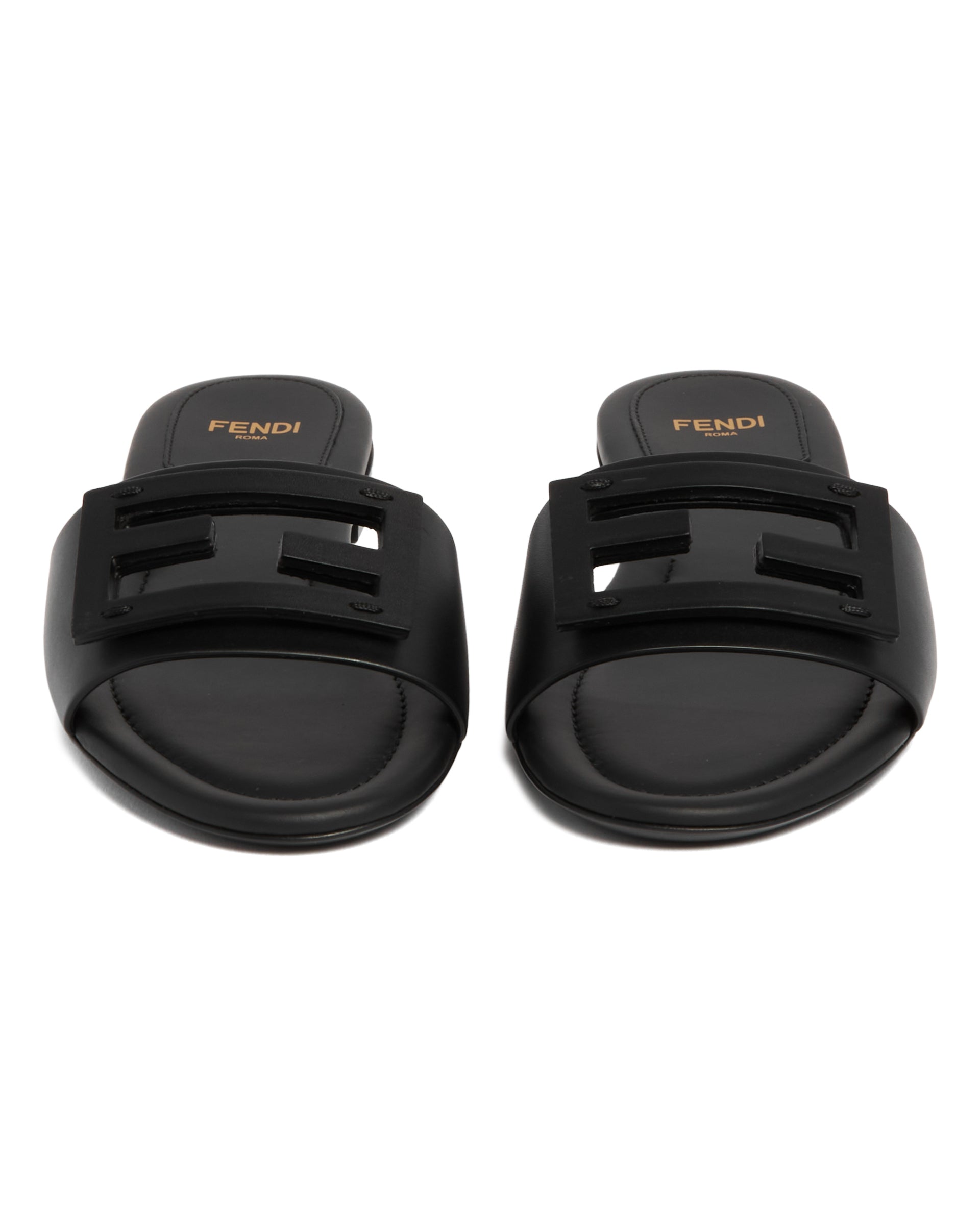 Black Baguette Leather Flats Fendi оригінал – Купити в Україні – збільшений вид
