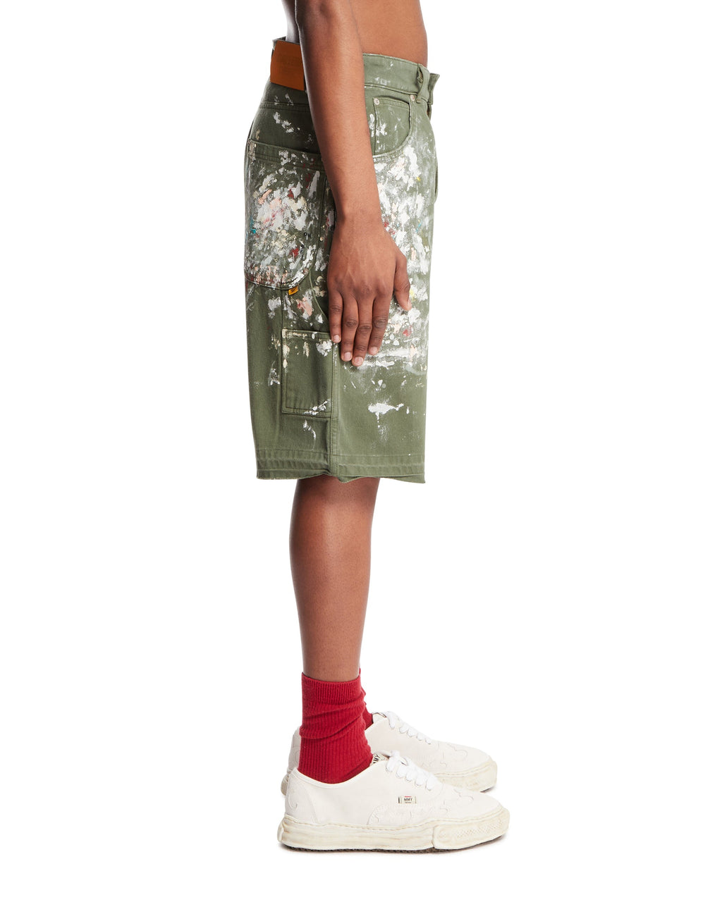 Green Patent-Effect Shorts Gallery department – Гарантія оригінальності – збільшений вид