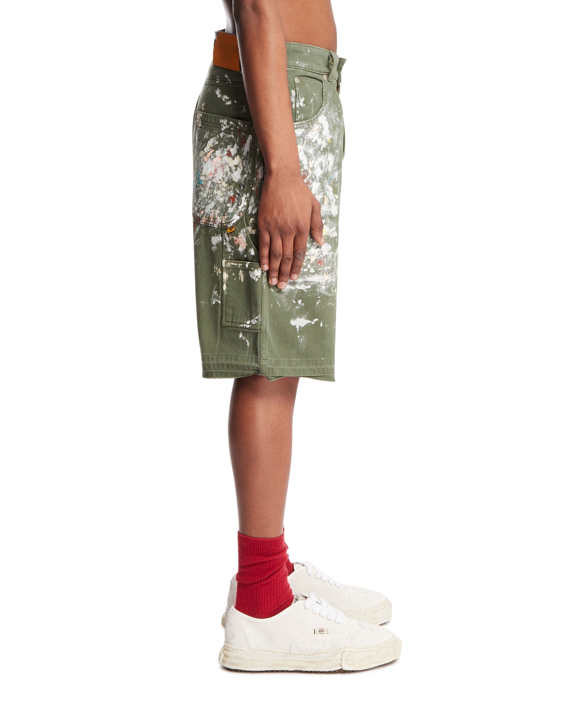 Green Patent-Effect Shorts Gallery department – Гарантія оригінальності – збільшений вид