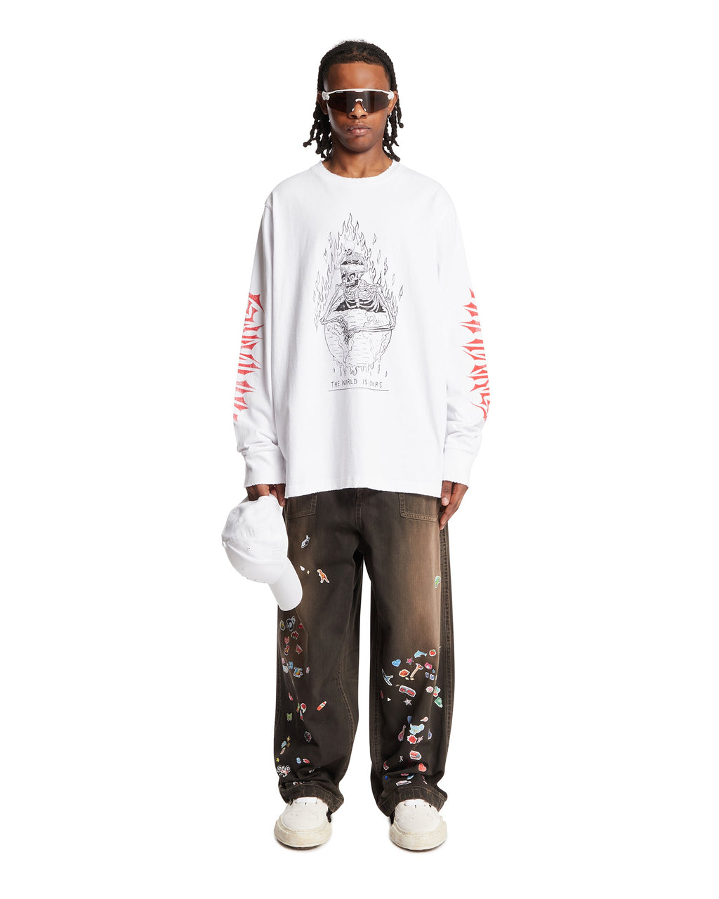 Оригінальна White The World Is Ours T-Shirt Gallery department – детальний вид