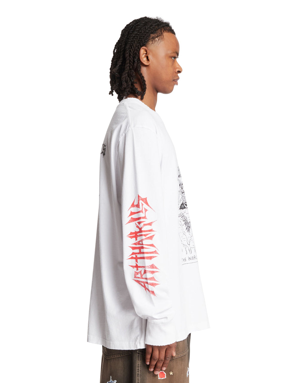 Оригінальна White The World Is Ours T-Shirt Gallery department – збільшений вид