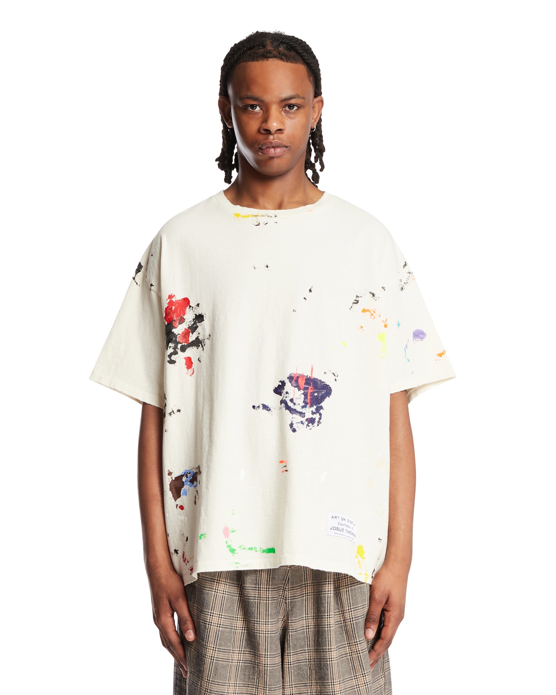 Beige Rag Appliqued T-Shirt Gallery department оригінал – Купити в Україні – боковий вид