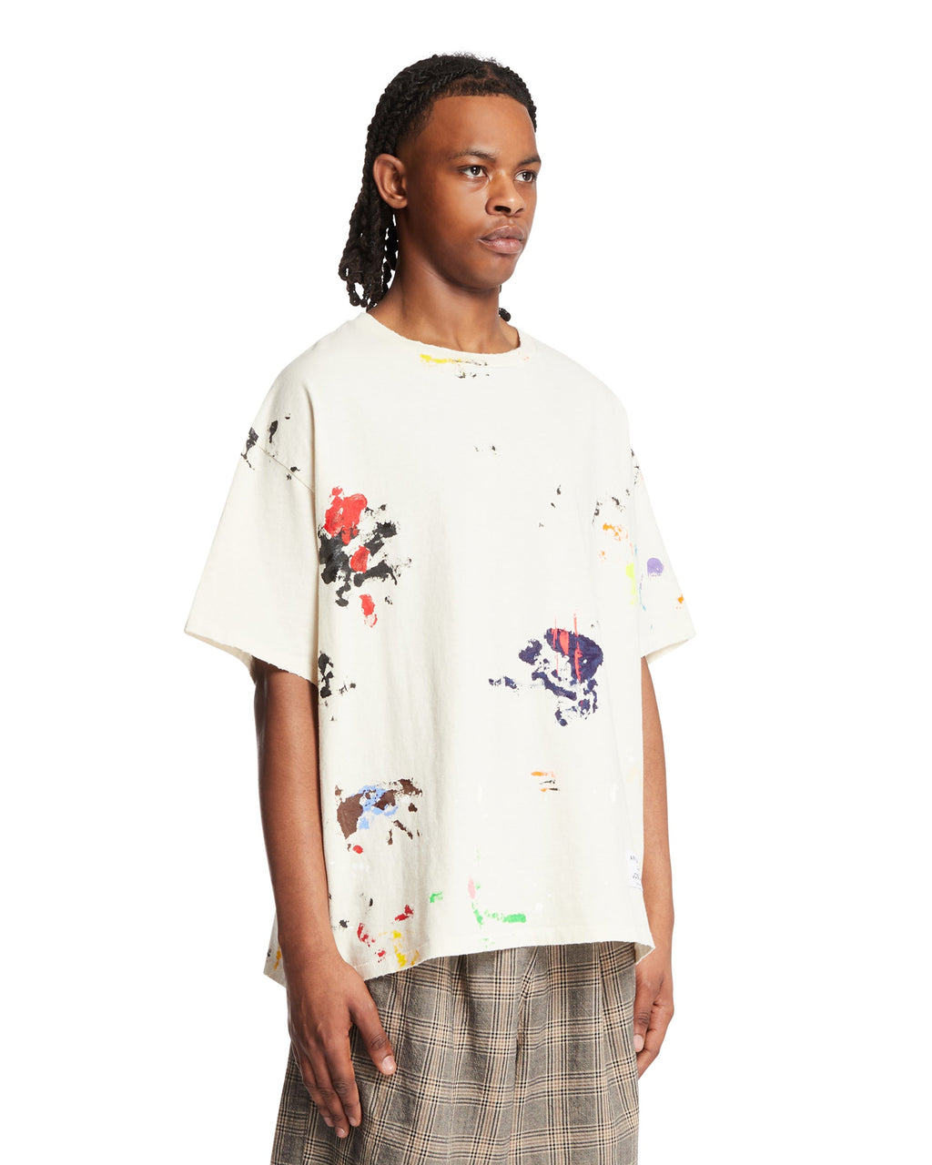 Beige Rag Appliqued T-Shirt Gallery department оригінал – Купити в Україні – вид ззаду