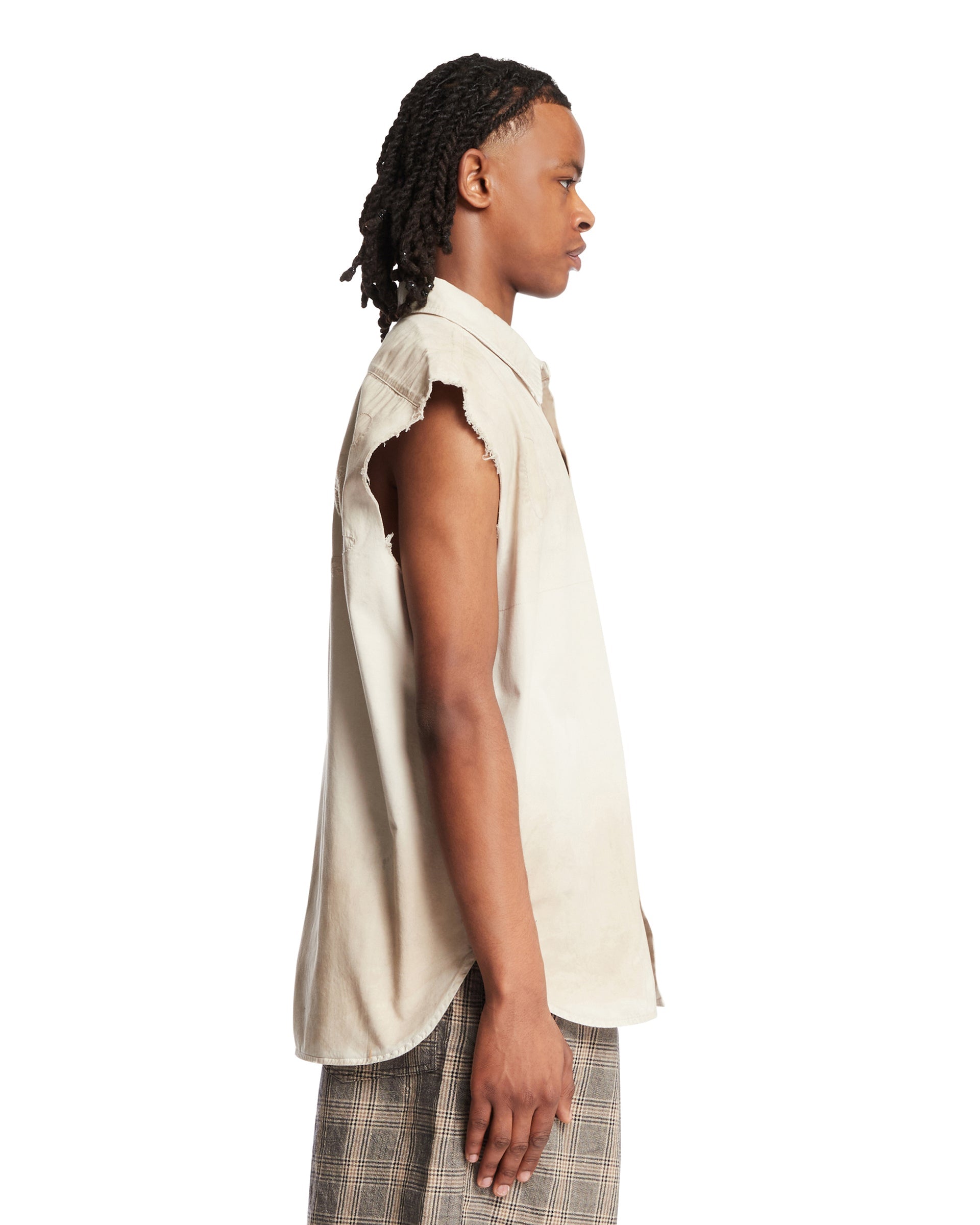 Beige Sleeveless Shirt Gallery department оригінал – Купити в Україні – збільшений вид