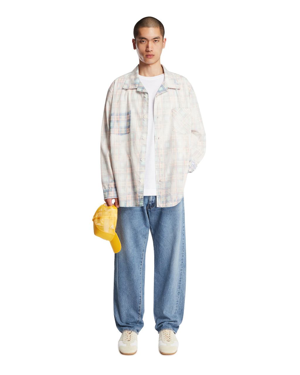 Blue Faded Check Cotton Shirt Gallery department – Гарантія оригінальності – детальний вид