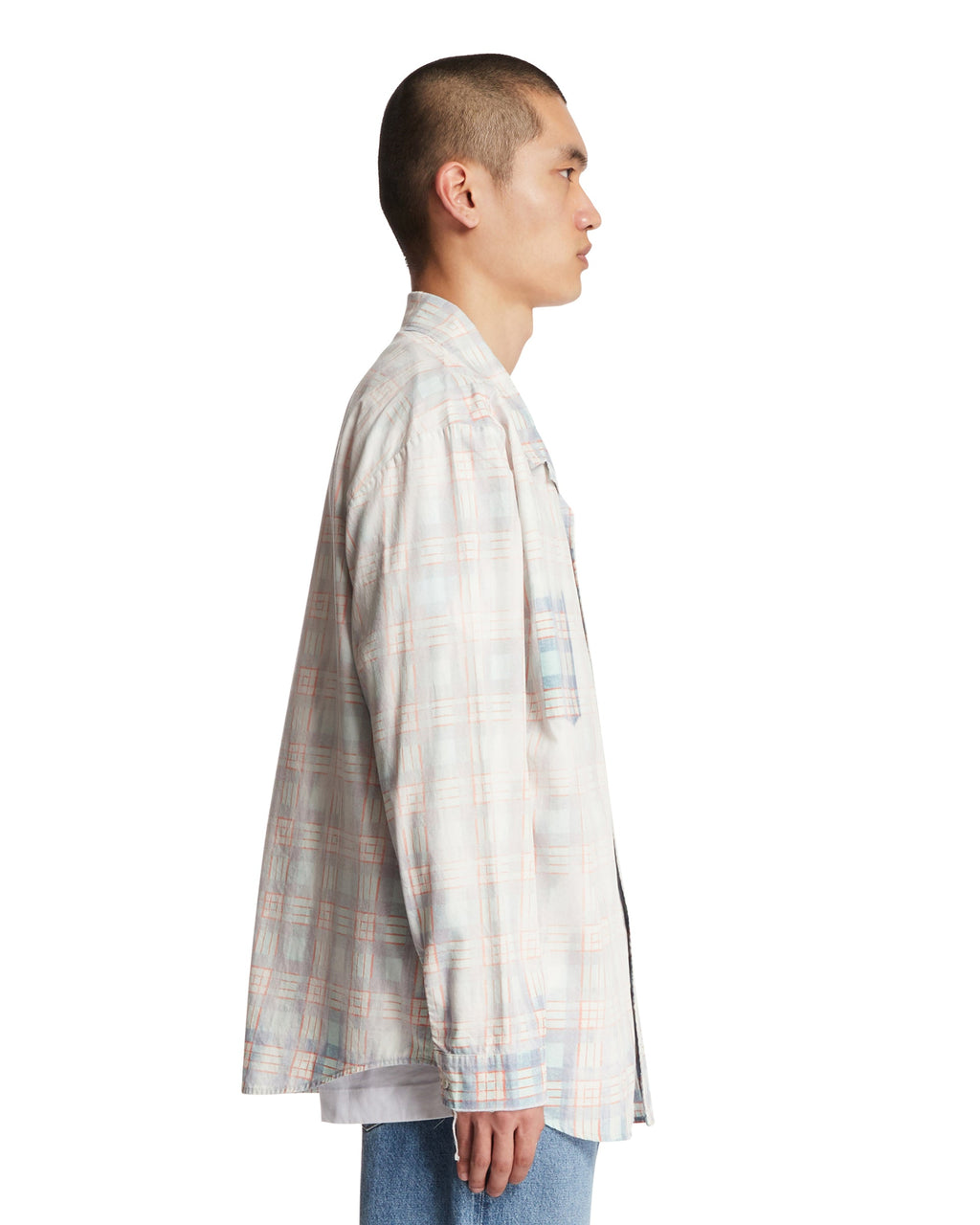 Blue Faded Check Cotton Shirt Gallery department – Гарантія оригінальності – збільшений вид