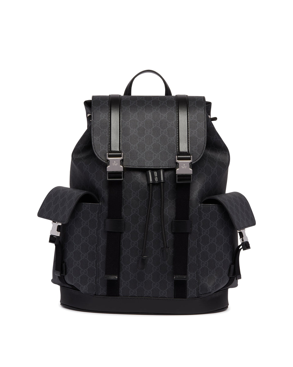 Оригінальна Black Large Gg Backpack Gucci – боковий вид