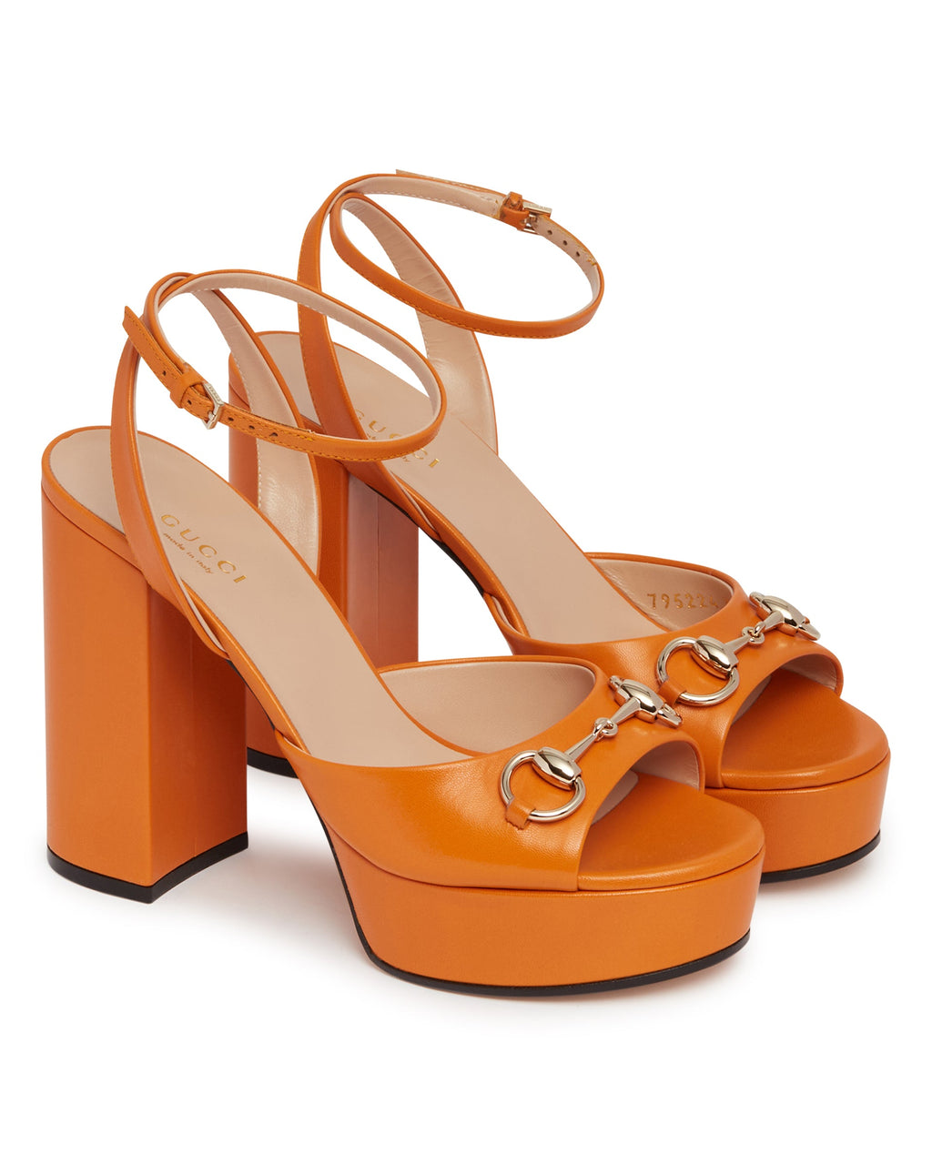 Orange Platform Sandals With Horsebit Gucci оригінал – Купити в Україні – збільшений вид