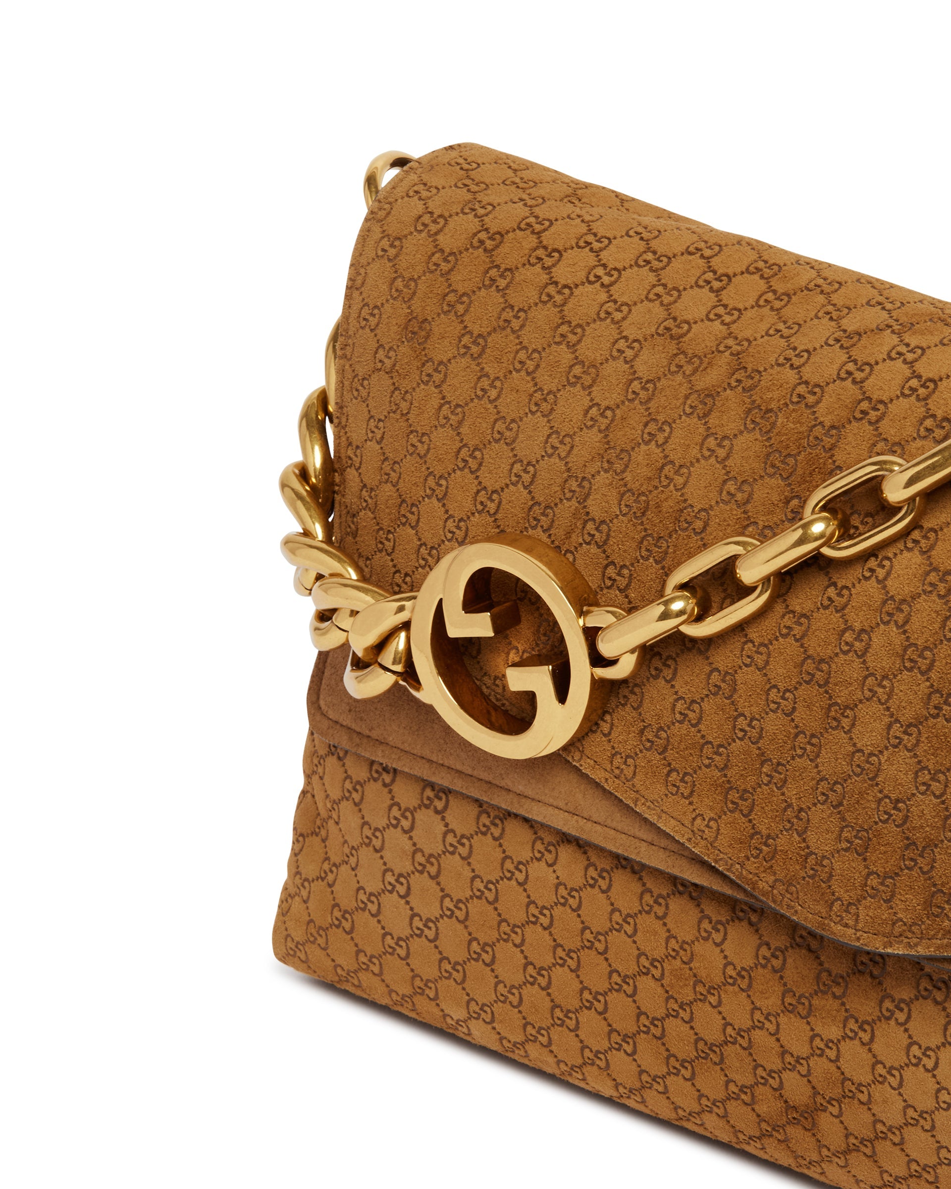 Brown Large Chain Shoulder Bag Gucci – Гарантія оригінальності – збільшений вид