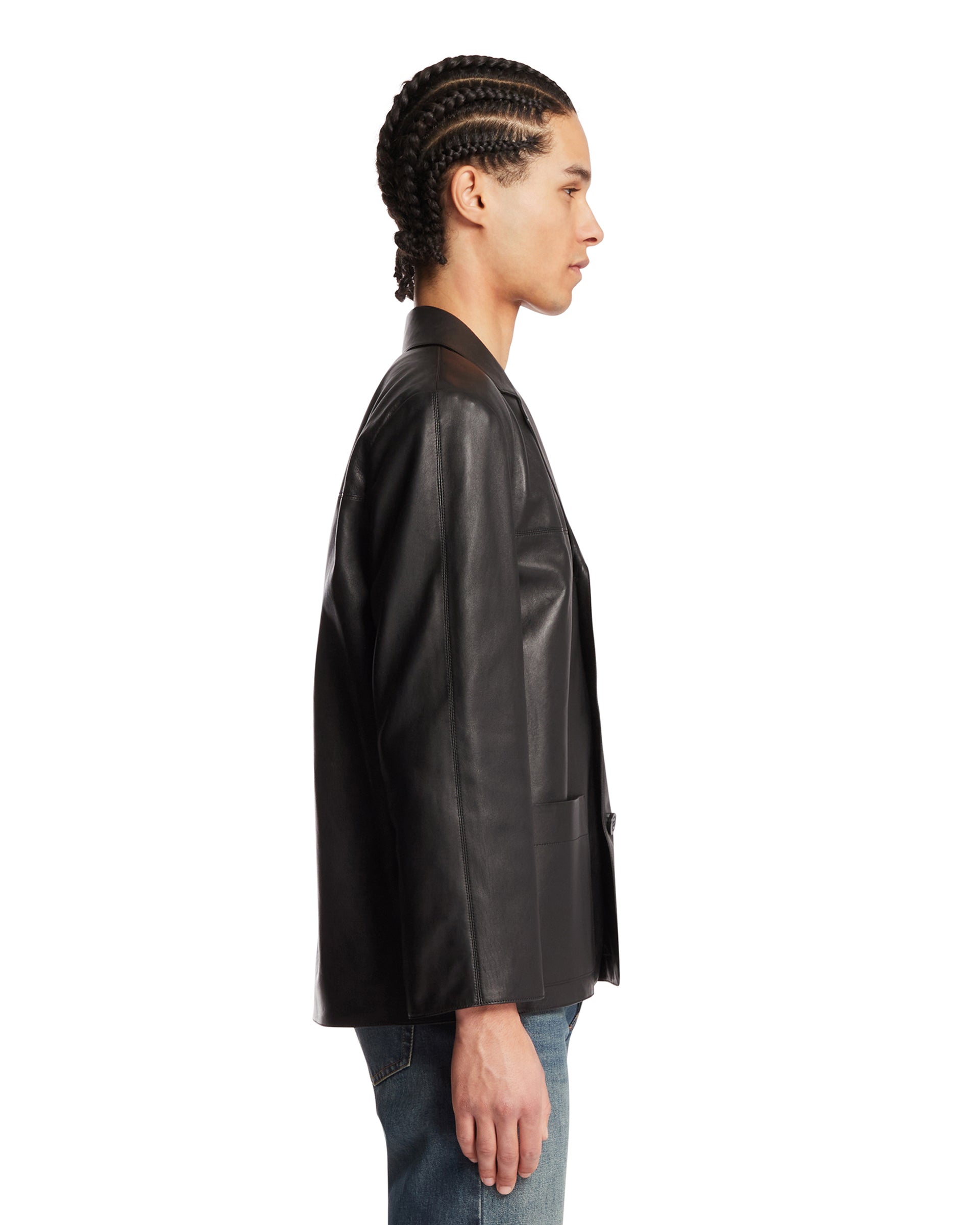 Оригінальна Black Nappa Leather Jacket Gucci – збільшений вид