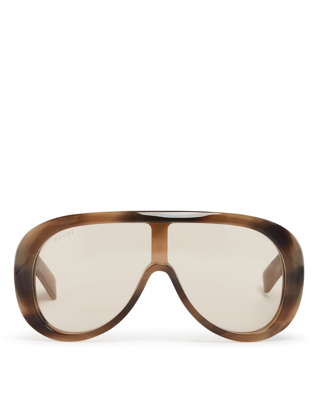 Beige Rectangular Sunglasses Gucci – Гарантія оригінальності – боковий вид