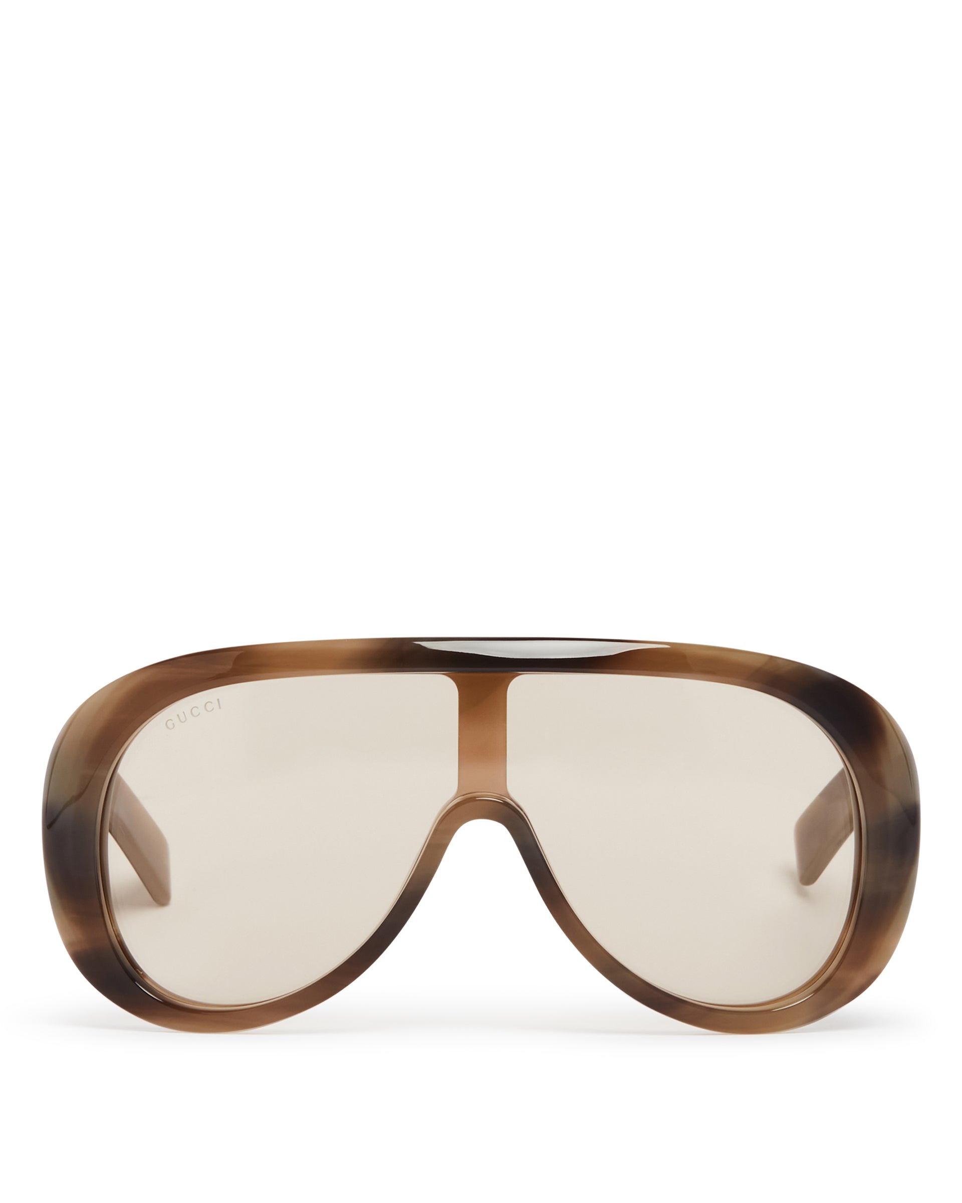 Beige Rectangular Sunglasses Gucci – Гарантія оригінальності – боковий вид