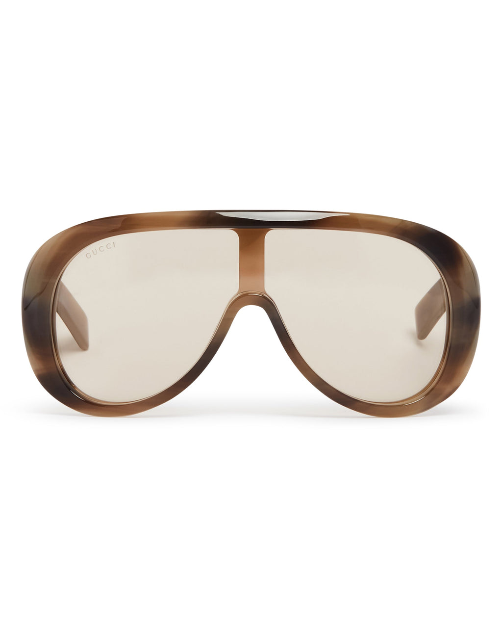 Beige Rectangular Sunglasses Gucci – Гарантія оригінальності – вид ззаду