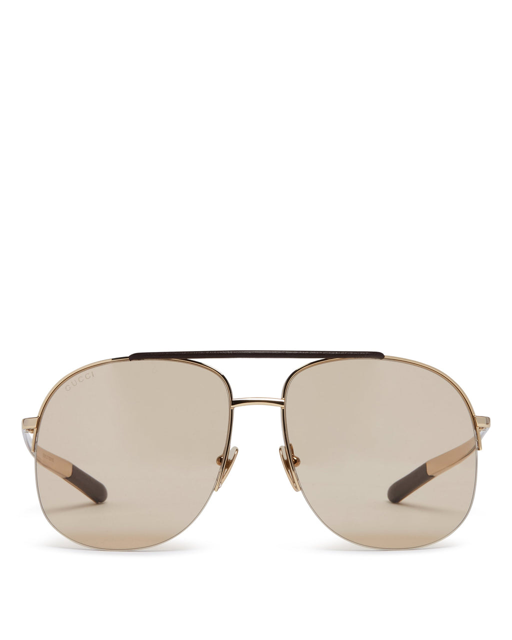 Оригінальна Gold Navigator Sunglasses Gucci – боковий вид