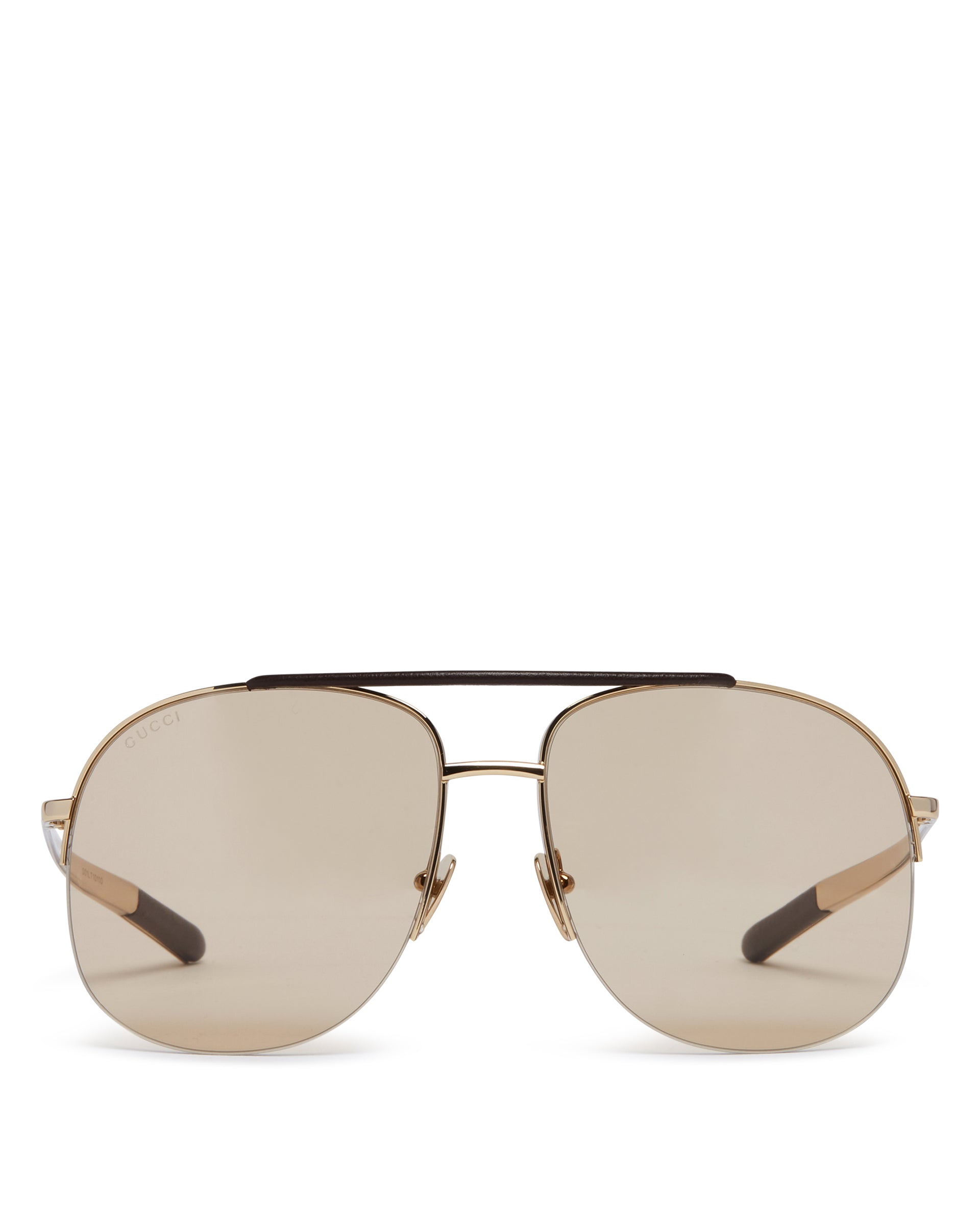 Оригінальна Gold Navigator Sunglasses Gucci – боковий вид