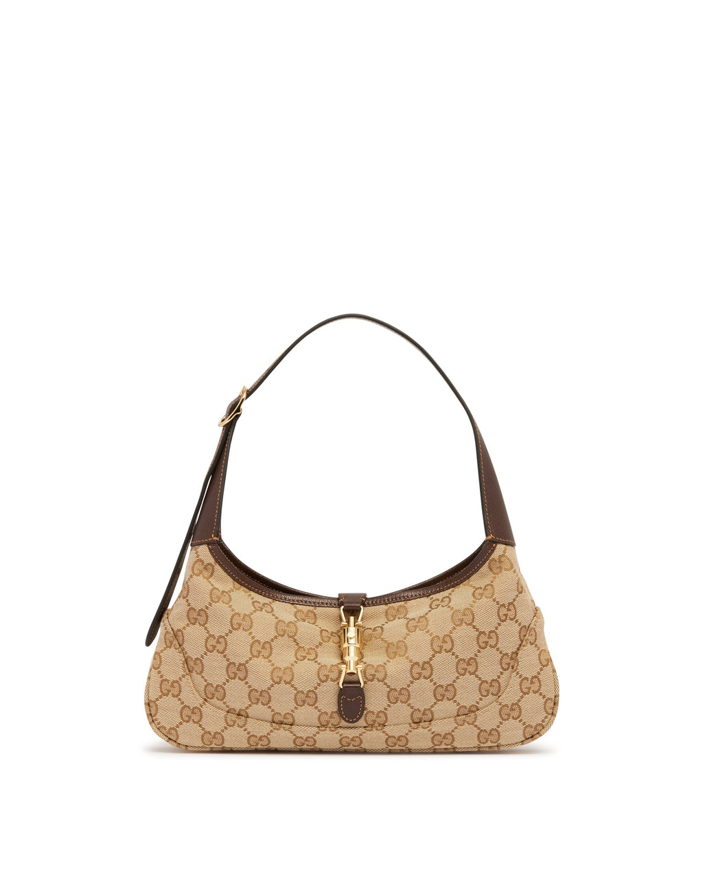 Beige Small Jackie Slim Shoulder Bag Gucci – Гарантія оригінальності – боковий вид