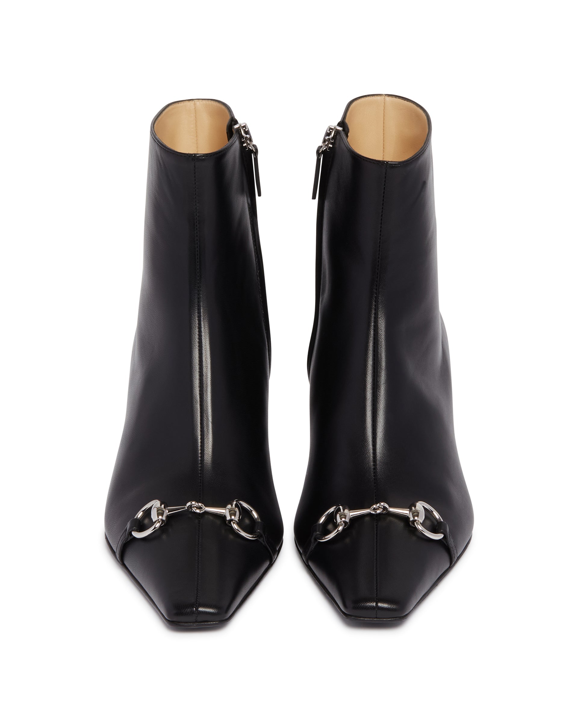 Black Leather Vittoria Ankle Boots Gucci – Гарантія оригінальності – збільшений вид