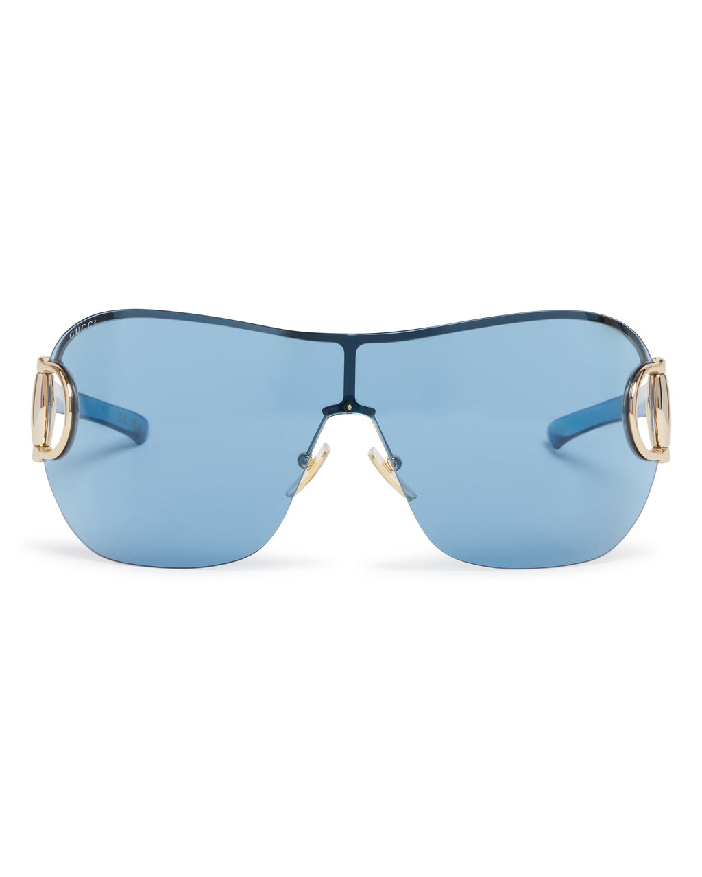 Blue Shield Sunglasses Gucci – Гарантія оригінальності – вид ззаду