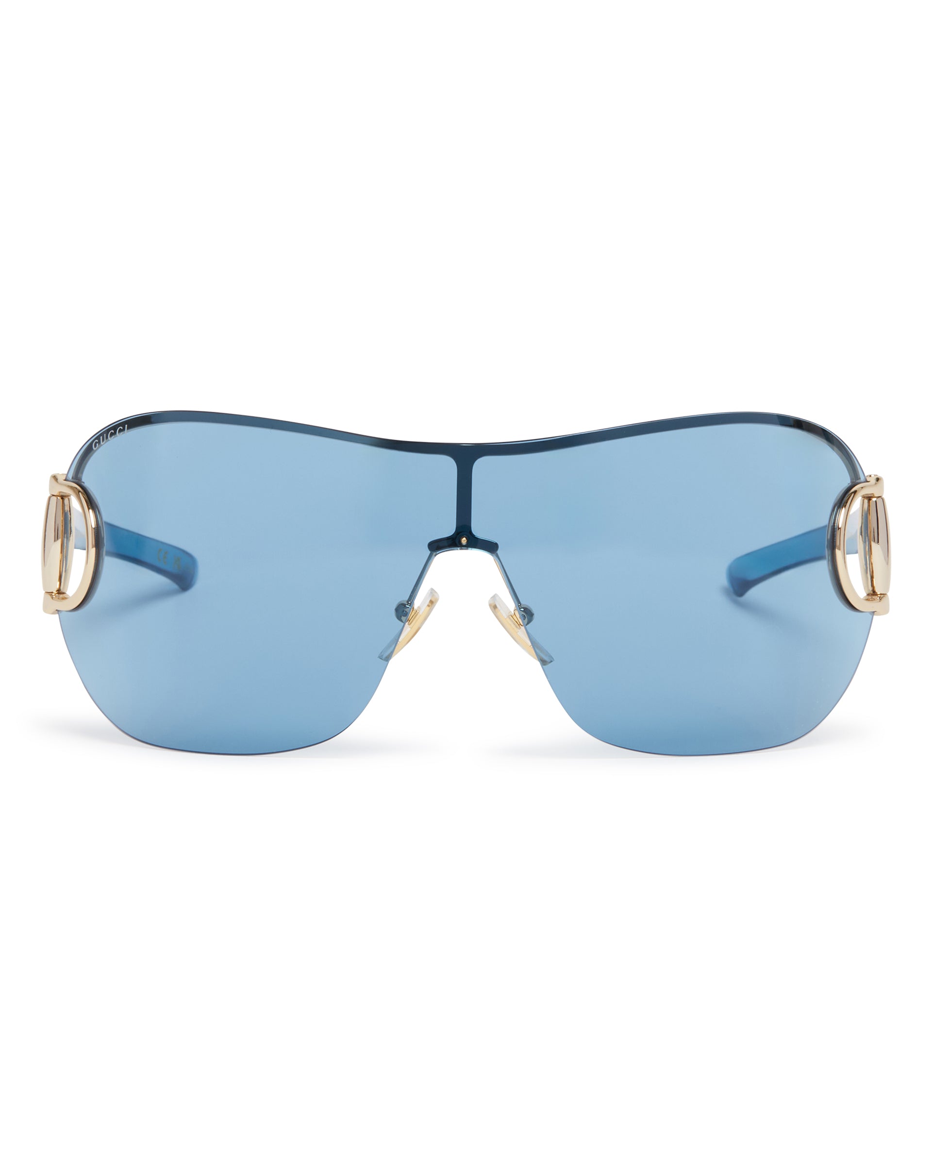 Blue Shield Sunglasses Gucci – Гарантія оригінальності – вид ззаду