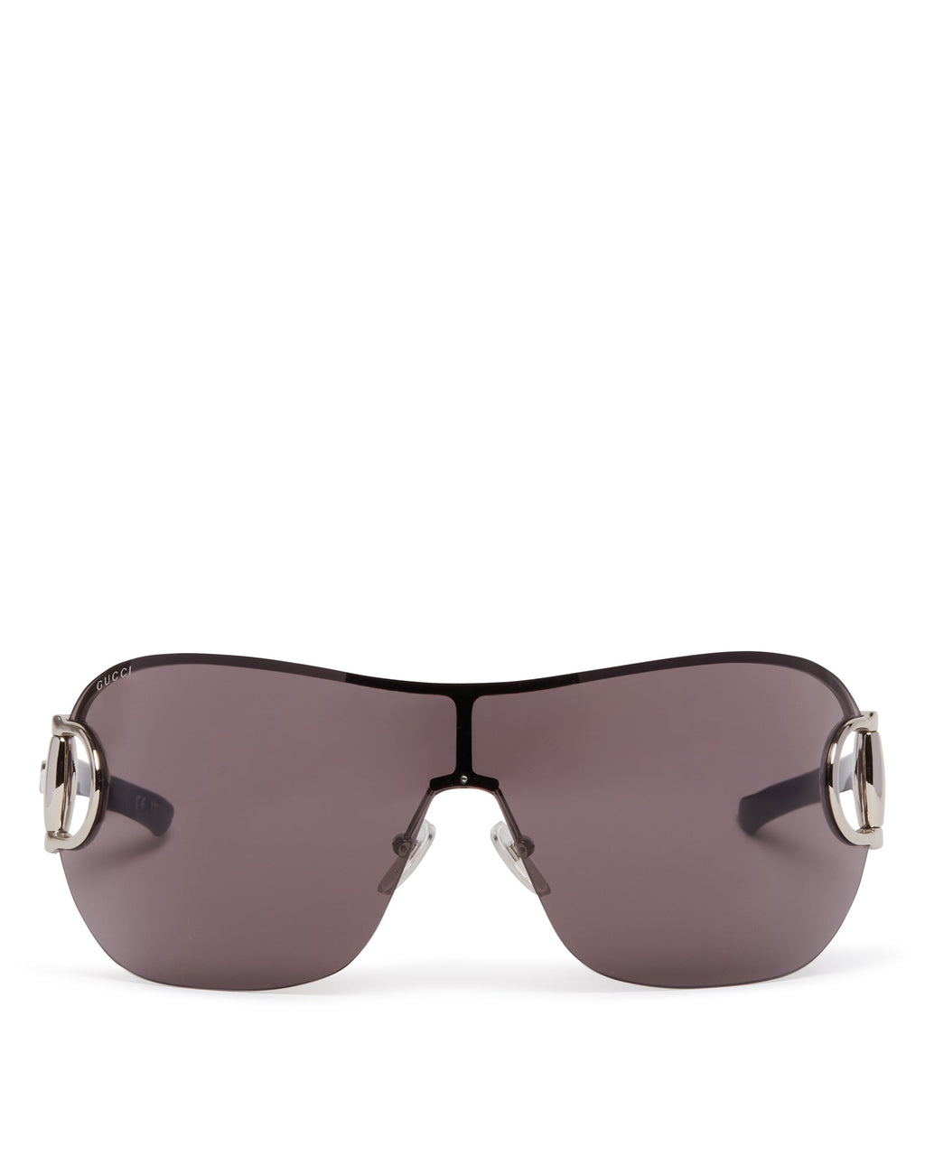 Оригінальна Black Shield Sunglasses Gucci – боковий вид