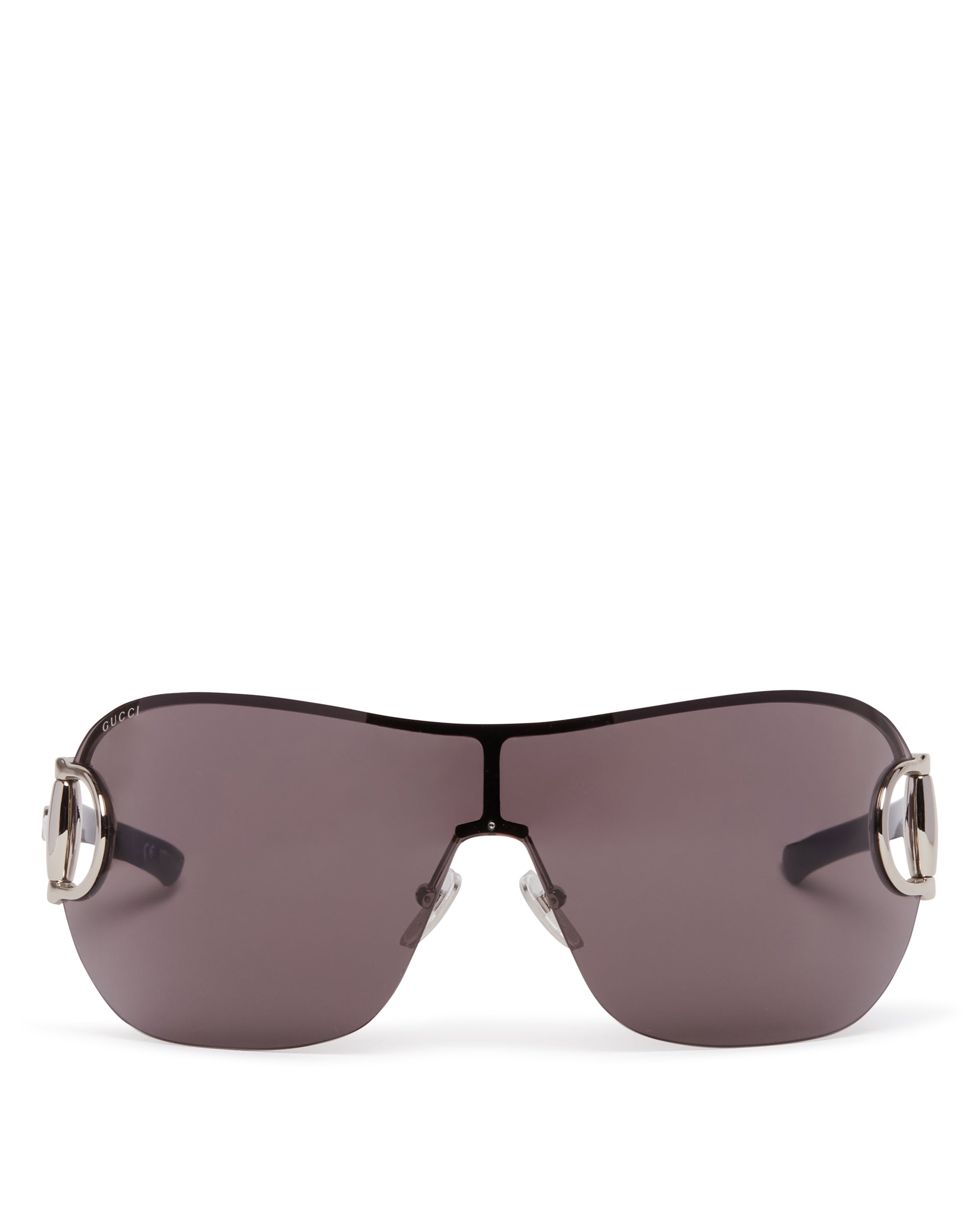 Оригінальна Black Shield Sunglasses Gucci – боковий вид