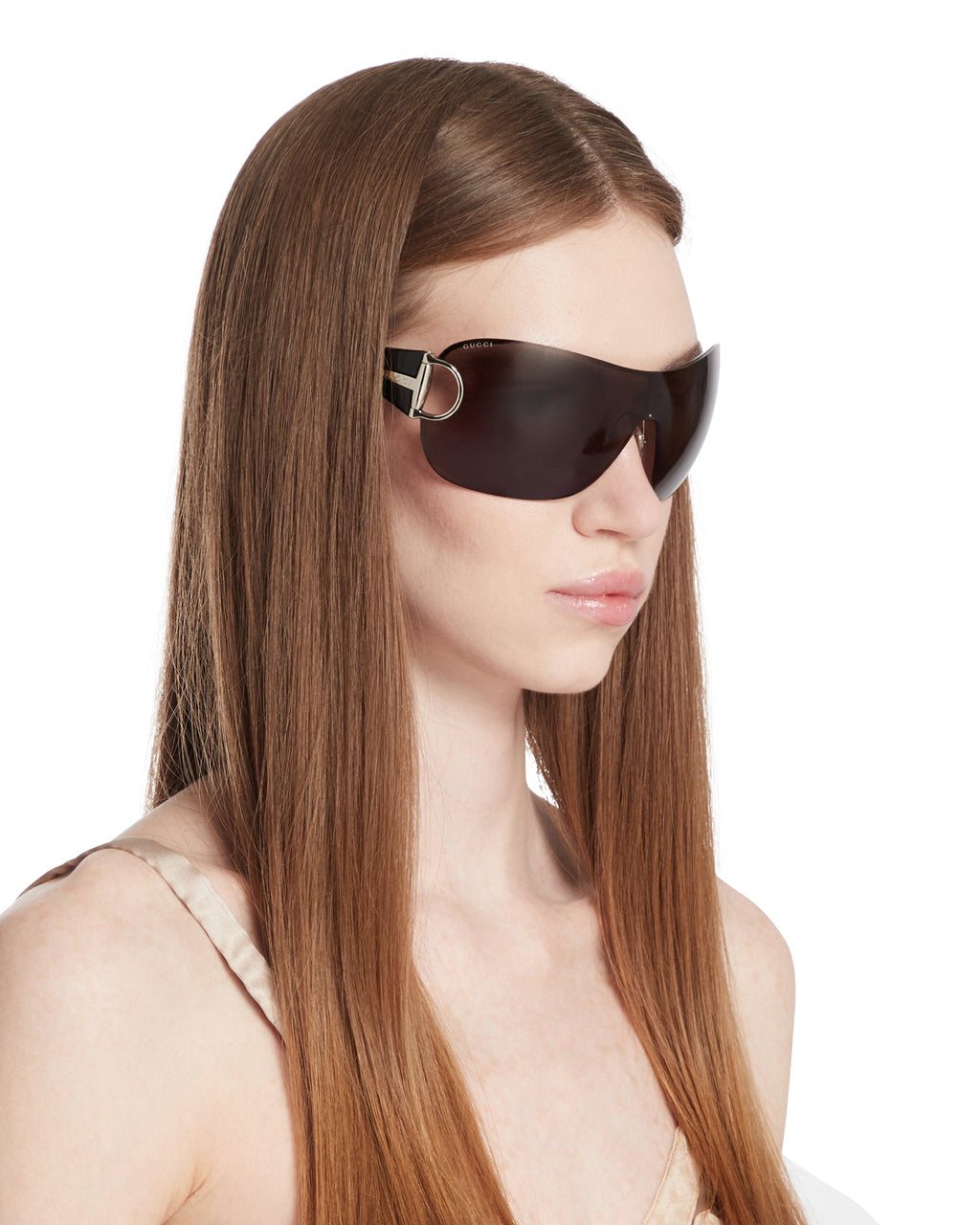 Оригінальна Black Shield Sunglasses Gucci – детальний вид