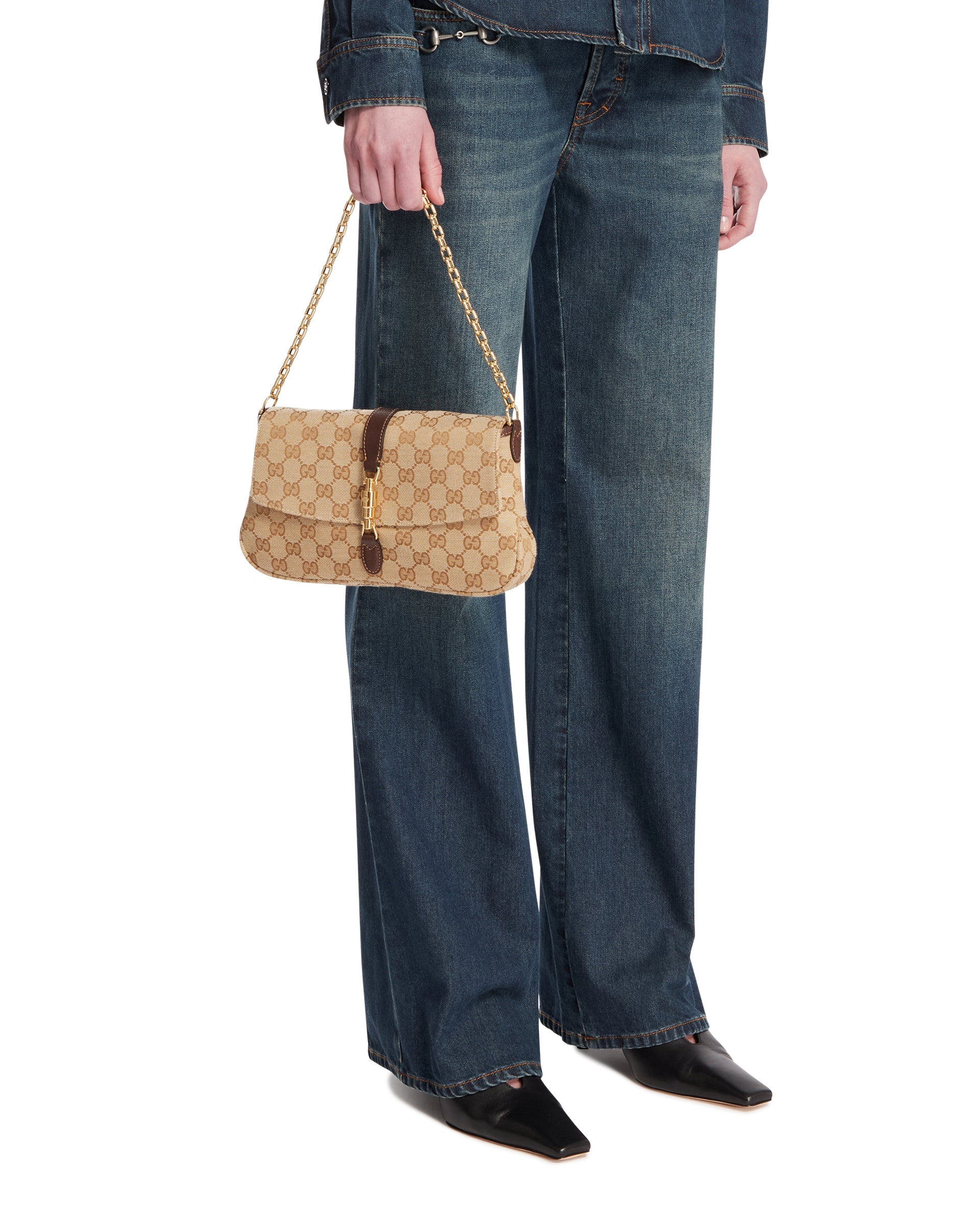 Beige Medium Aperitivo Shoulder Bag Gucci – Гарантія оригінальності – детальний вид