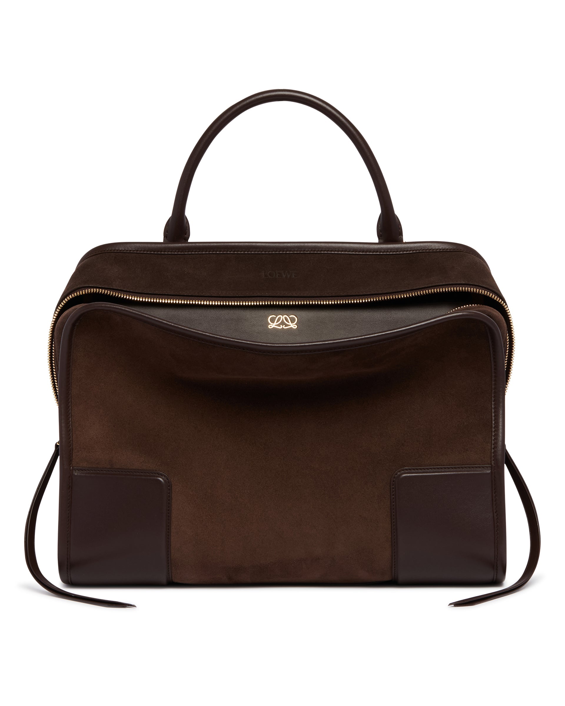 Brown Amazona 180 Large Bag Loewe оригінал – Купити в Україні – боковий вид