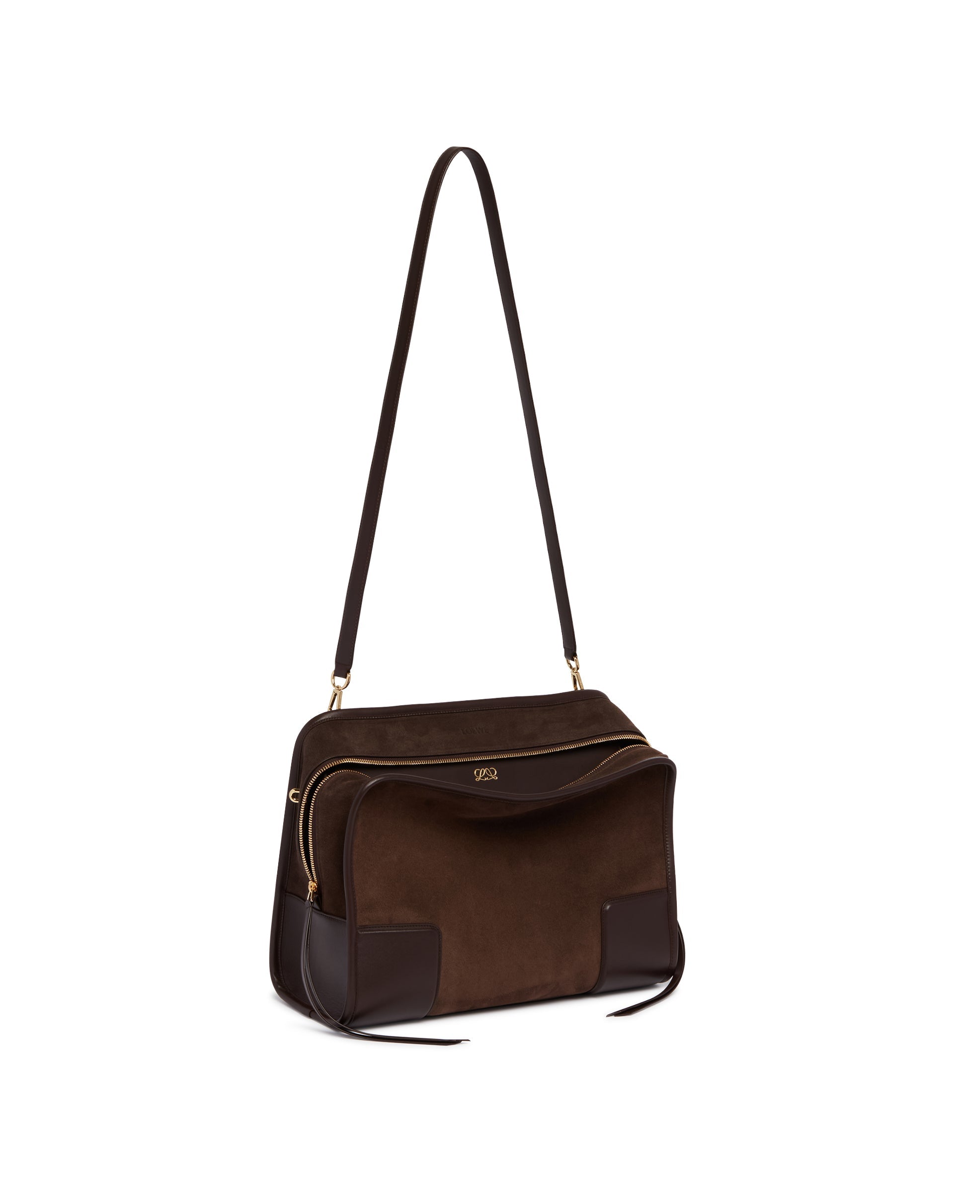 Brown Amazona 180 Large Bag Loewe оригінал – Купити в Україні – збільшений вид