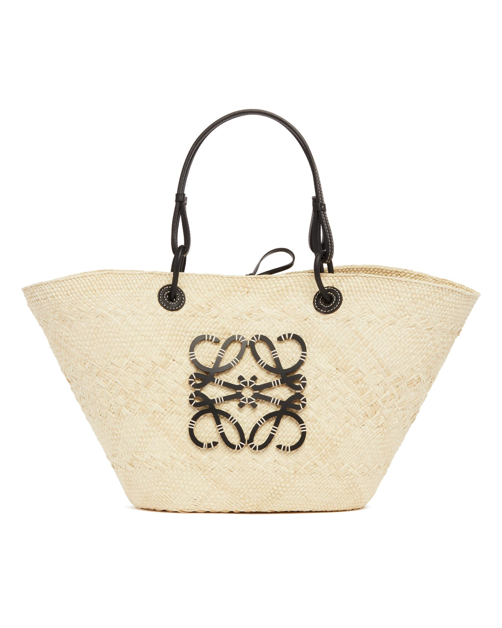 Beige Basket Anagram Medium Bag Loewe оригінал – Купити в Україні – вид ззаду