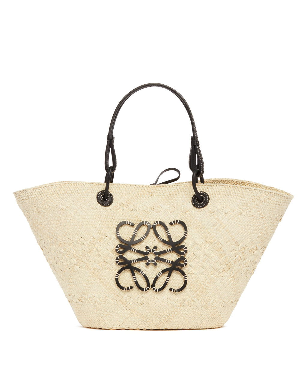 Beige Basket Anagram Medium Bag Loewe оригінал – Купити в Україні – боковий вид