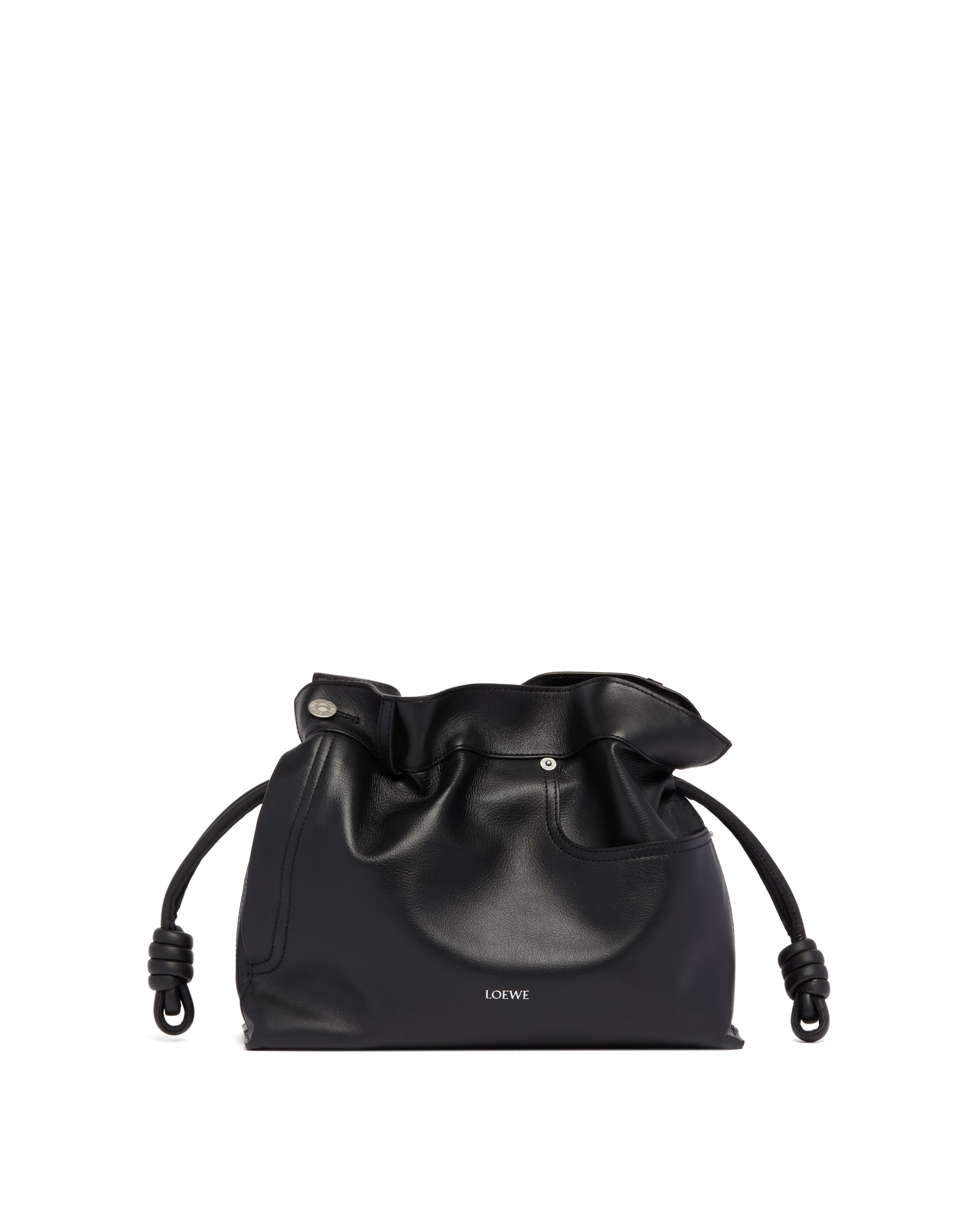 Black Medium Flamenco Pants Clutch Loewe оригінал – Купити в Україні – боковий вид