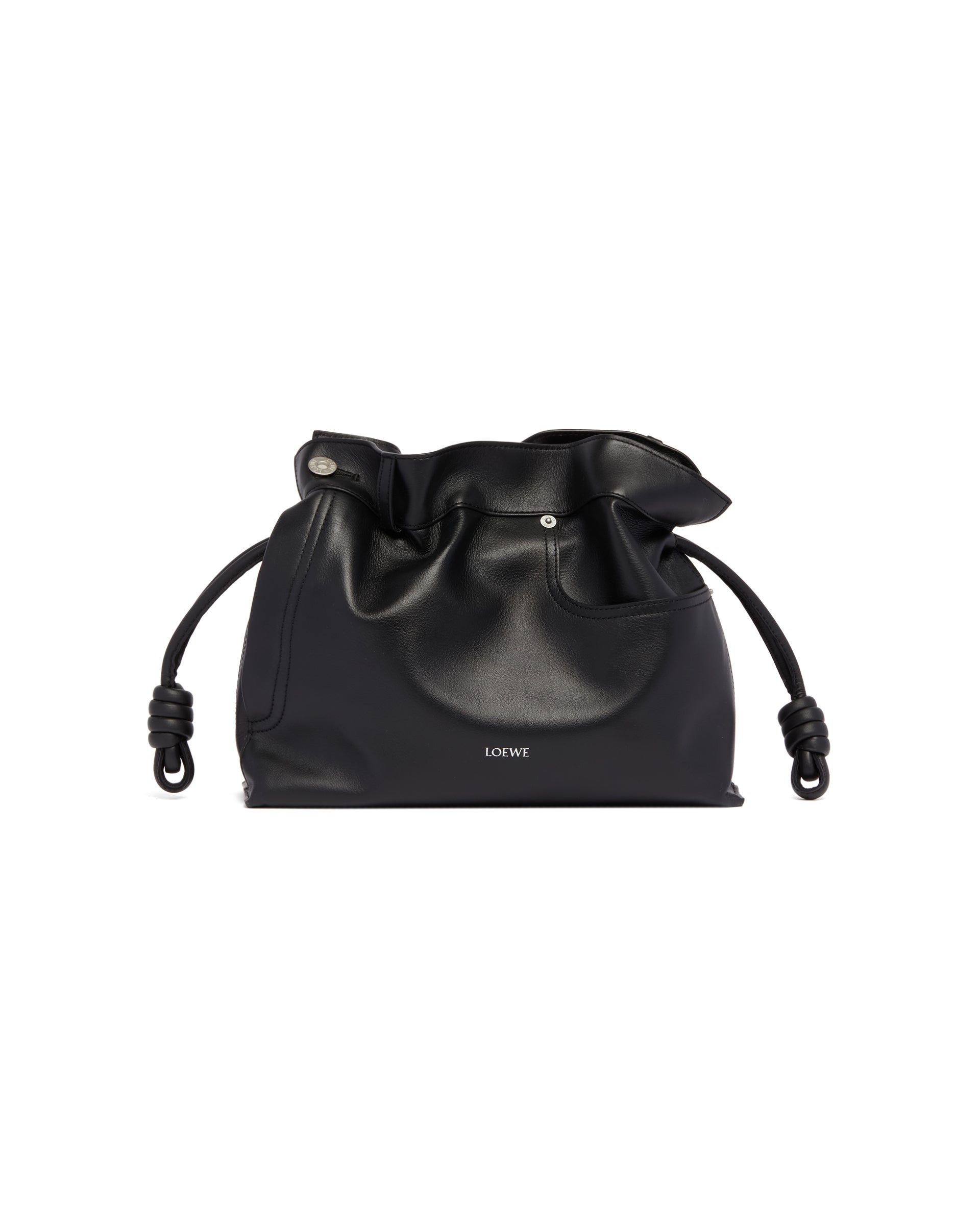 Black Medium Flamenco Pants Clutch Loewe оригінал – Купити в Україні – вид ззаду