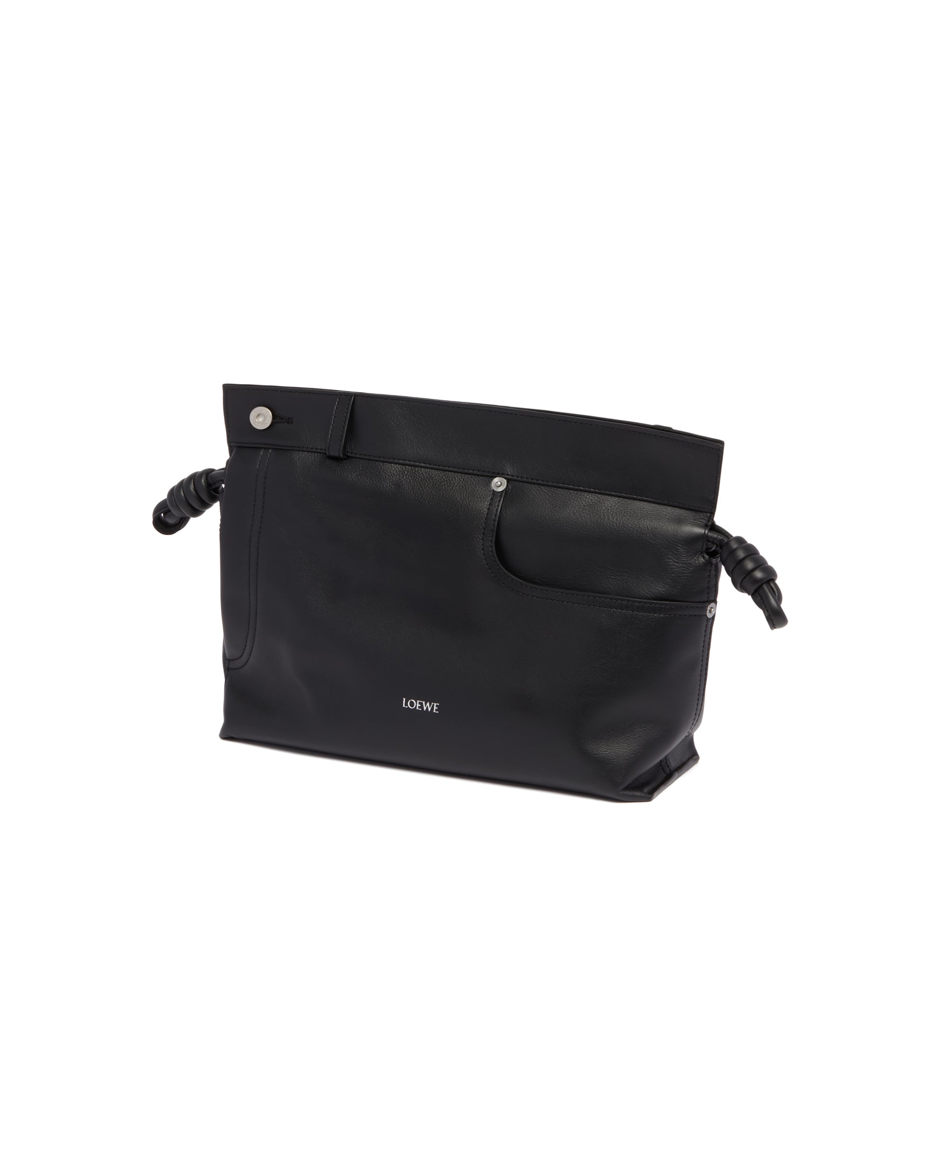 Black Medium Flamenco Pants Clutch Loewe оригінал – Купити в Україні – збільшений вид