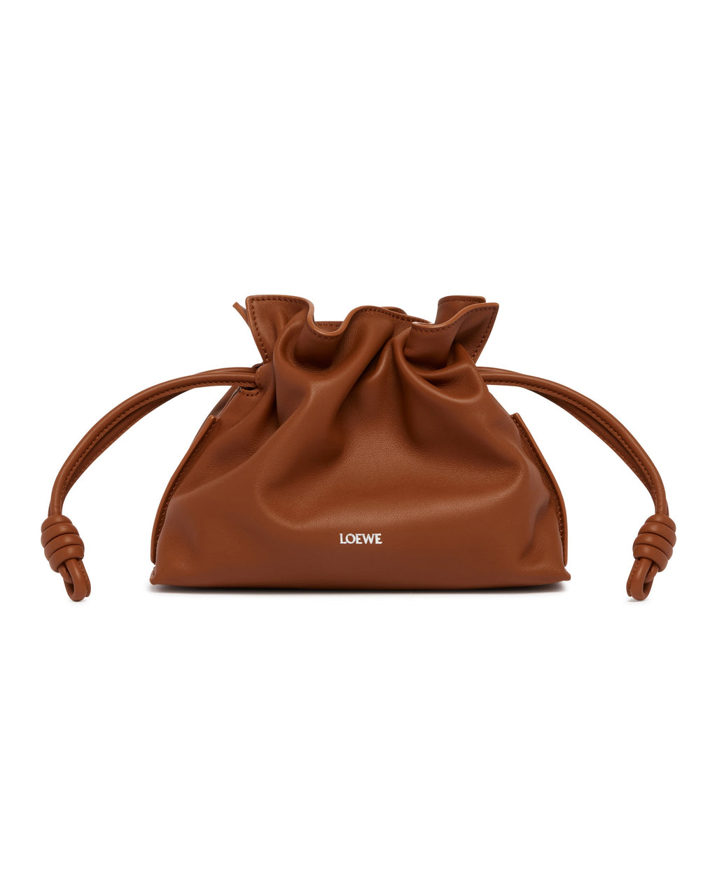 Brown Flamenco Purse Mini Loewe оригінал – Купити в Україні – вид ззаду